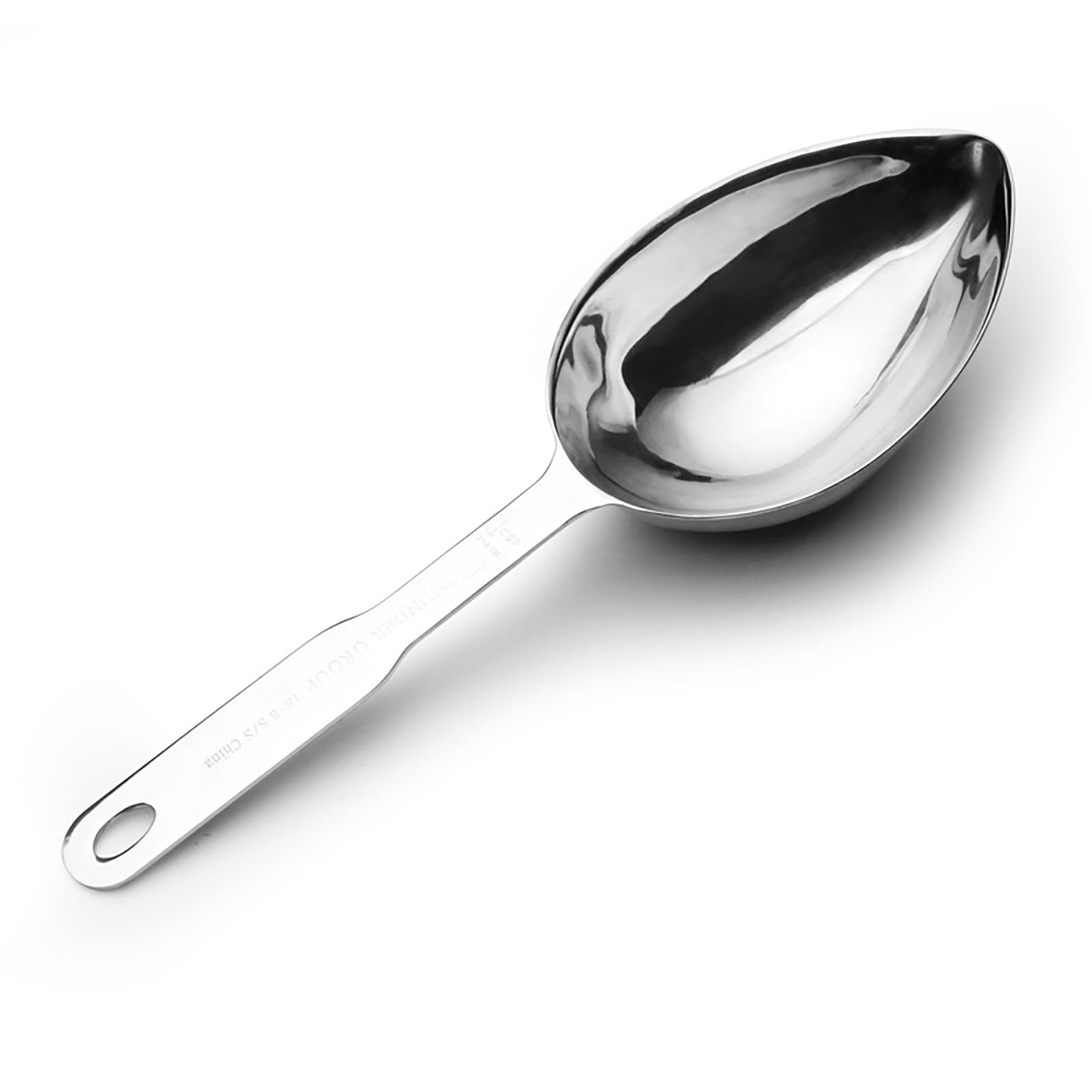 Lssam Stainless Steel Measuring Cups 1 Cup Oval Measuring Scoop Durable Kitchen Tools Dishwasher Safe - Image 4
