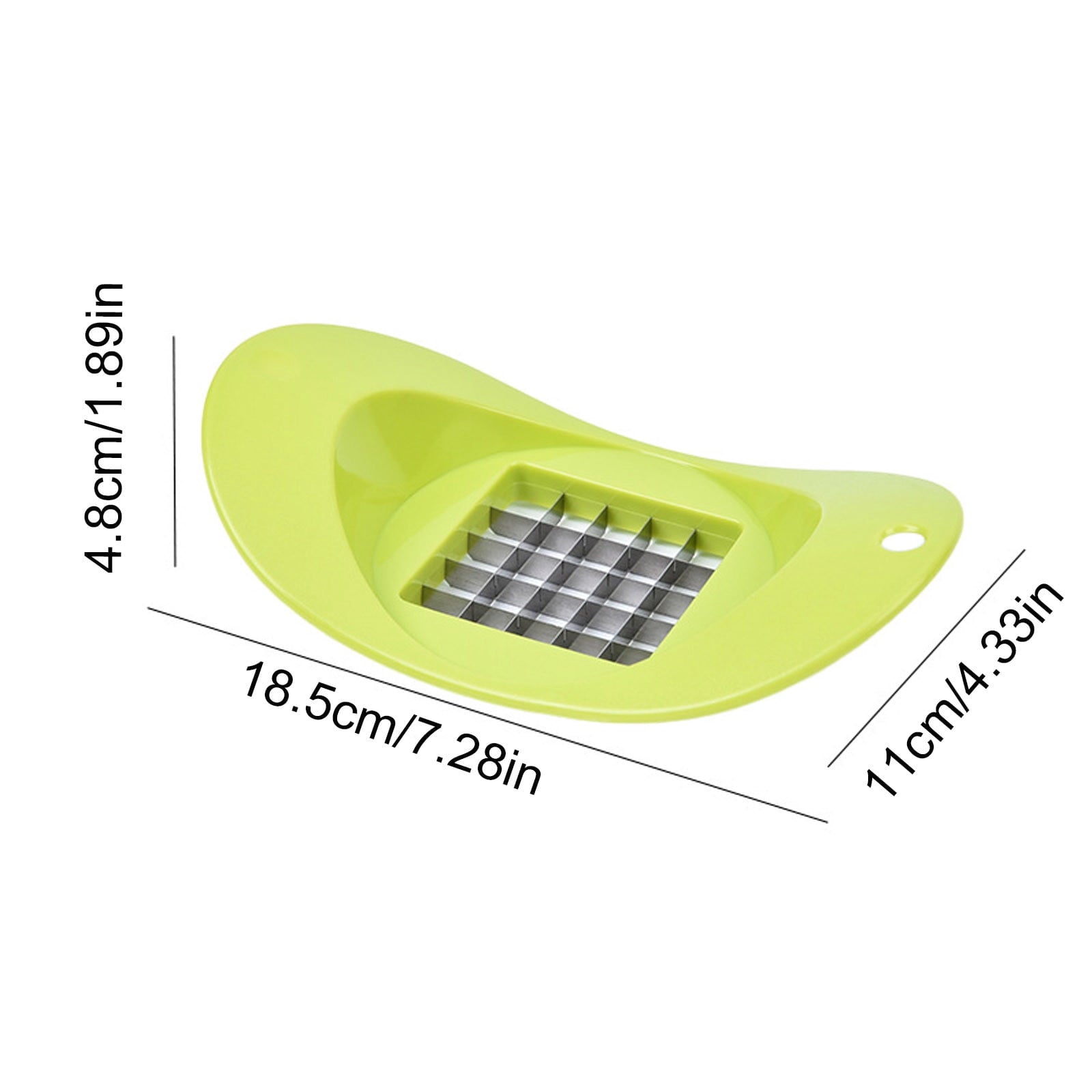 Potato Presser, Stainless Steel Blade, One-button Molding, Uniform Cut, Ergonomic Handle, Kitchen Food Prep Tool - Image 3