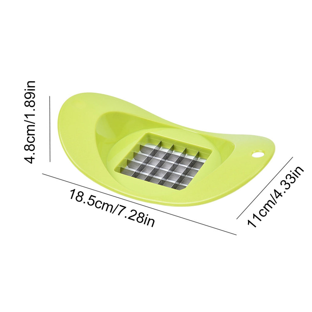 French Fry Cutter French Fry Cutter Stainless Steel Manual Potato Slicer for Home Kitchen Vegetable Prep Tool Green m... - Image 6