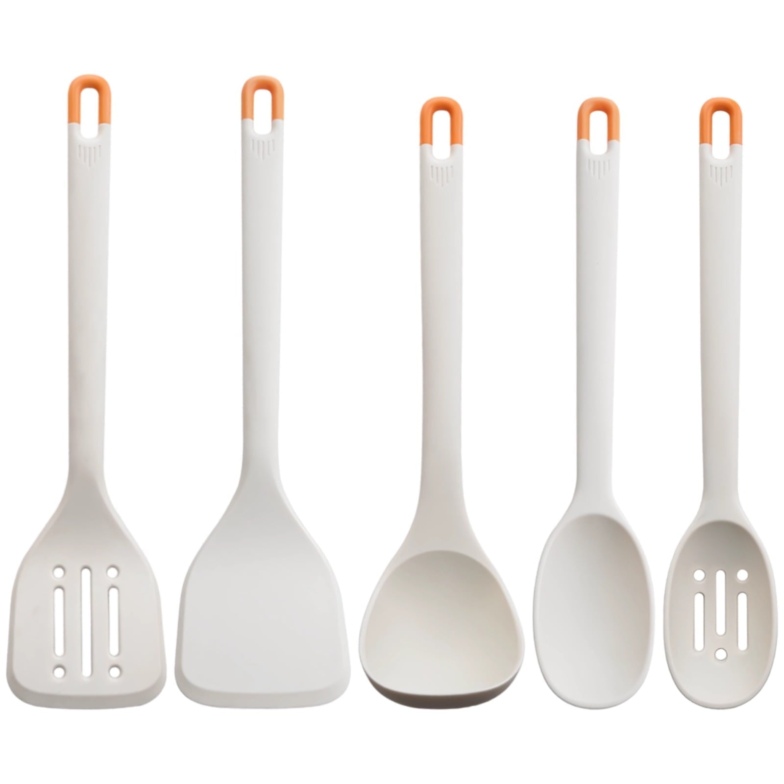5 Pcs Silicone Cooking Utensils Set,High Heat Resistant Kitchen Utensil Set,Non-Stick Cookware Safe,BPA-Free,Ergonomi...