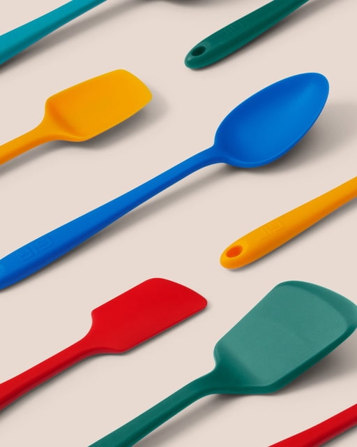 GIR Get It Right 5 Piece Ultimate Silicone Cooking Utensils Set 425F Heat Resistant Nonstick Ladle, Silicone Spatula, Flip, Spoon & Spoonula - Image 2