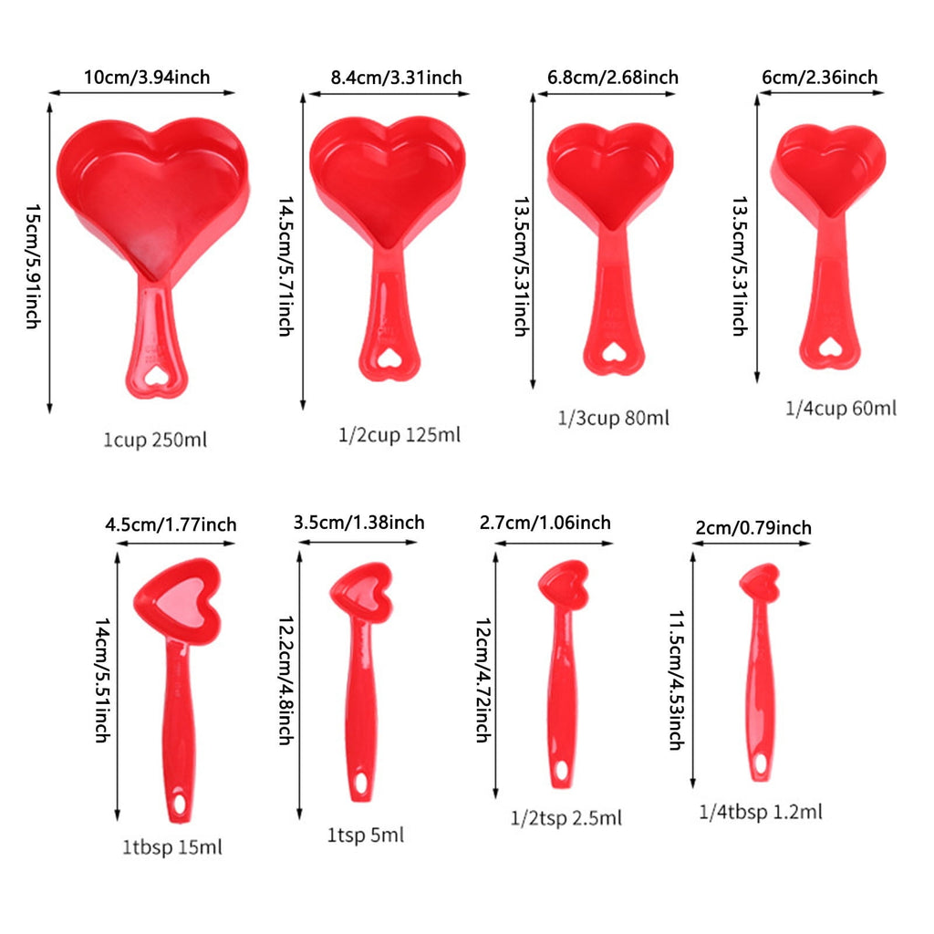 Cups Set 8 Piece Kitchen Tools 15X10cm Home Decor - Image 3