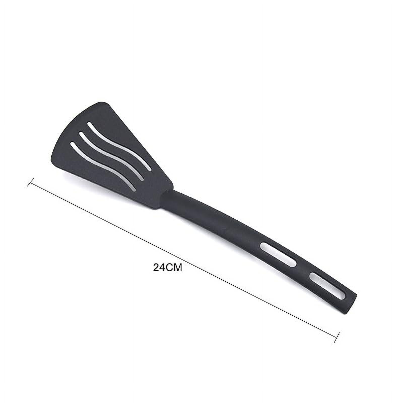 3 PCS Anti-Scratch Nylon Kitchen Utensils Set, Kitchen Cooking Tools Mini Nylon Kitchen Utensils Set Slotted Turner Solid Spoon Fork Childre - Image 4