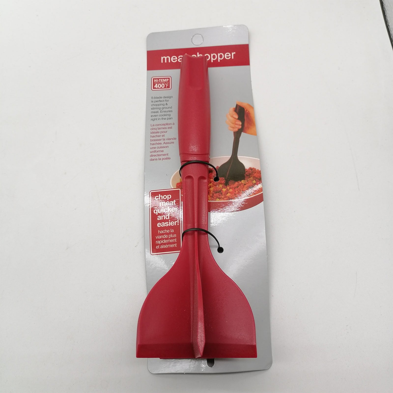Meat Chopper, Ground Beef Masher Tool, Efficient Manual Food Processor, For Taco Salad Burger Prep, Home Cook Kitchen... - Image 4