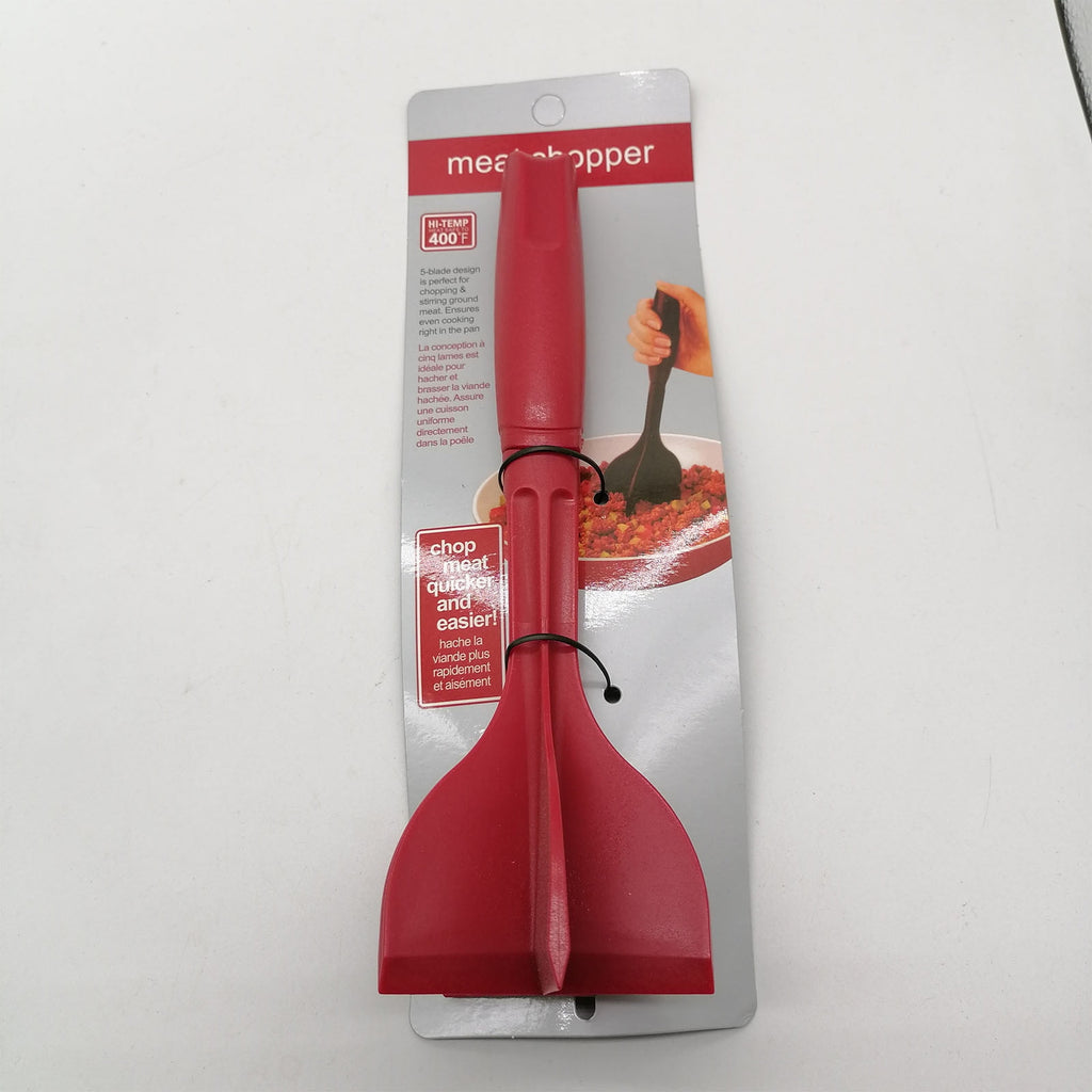 Heavy Duty Meat Chopper Tool with Non-Slip Grip Kitchen Ground Beef Masher Food Prep Scraper for Hamburger Patty Making - Image 4
