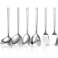 6-Piece Kitchen Utensil Set Stainless Steel Cooking Tools Set Heavy-Duty Kitchen Tool Spatula Set Essential Home Kitc...