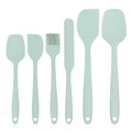 6-Piece Silicone Spatula Set Food Grade Silicone Spatulas, Heat Resistant Kitchen Utensil Kit , Seamless One Piece Design, Kitchen Utensils