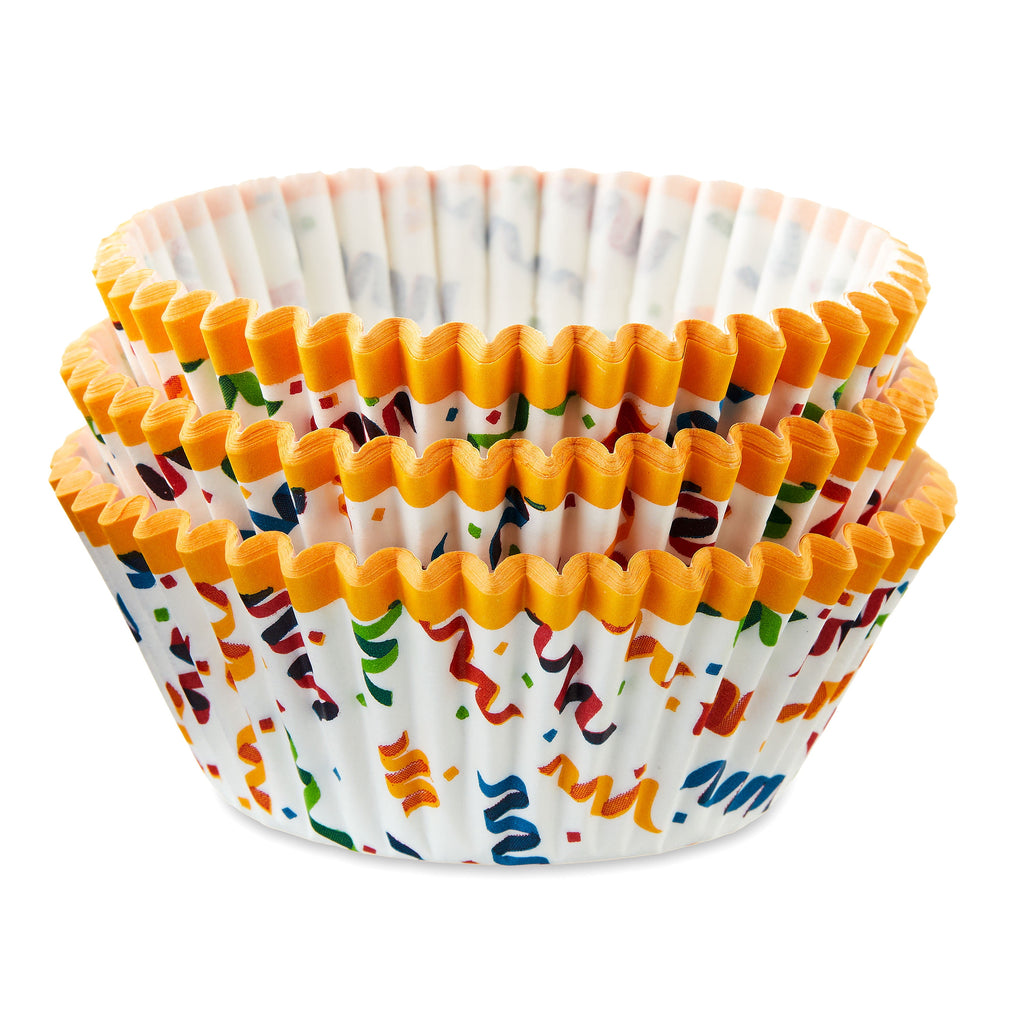 Confetti Cupcake Liners, Multicolor, 75 Count - Image 4
