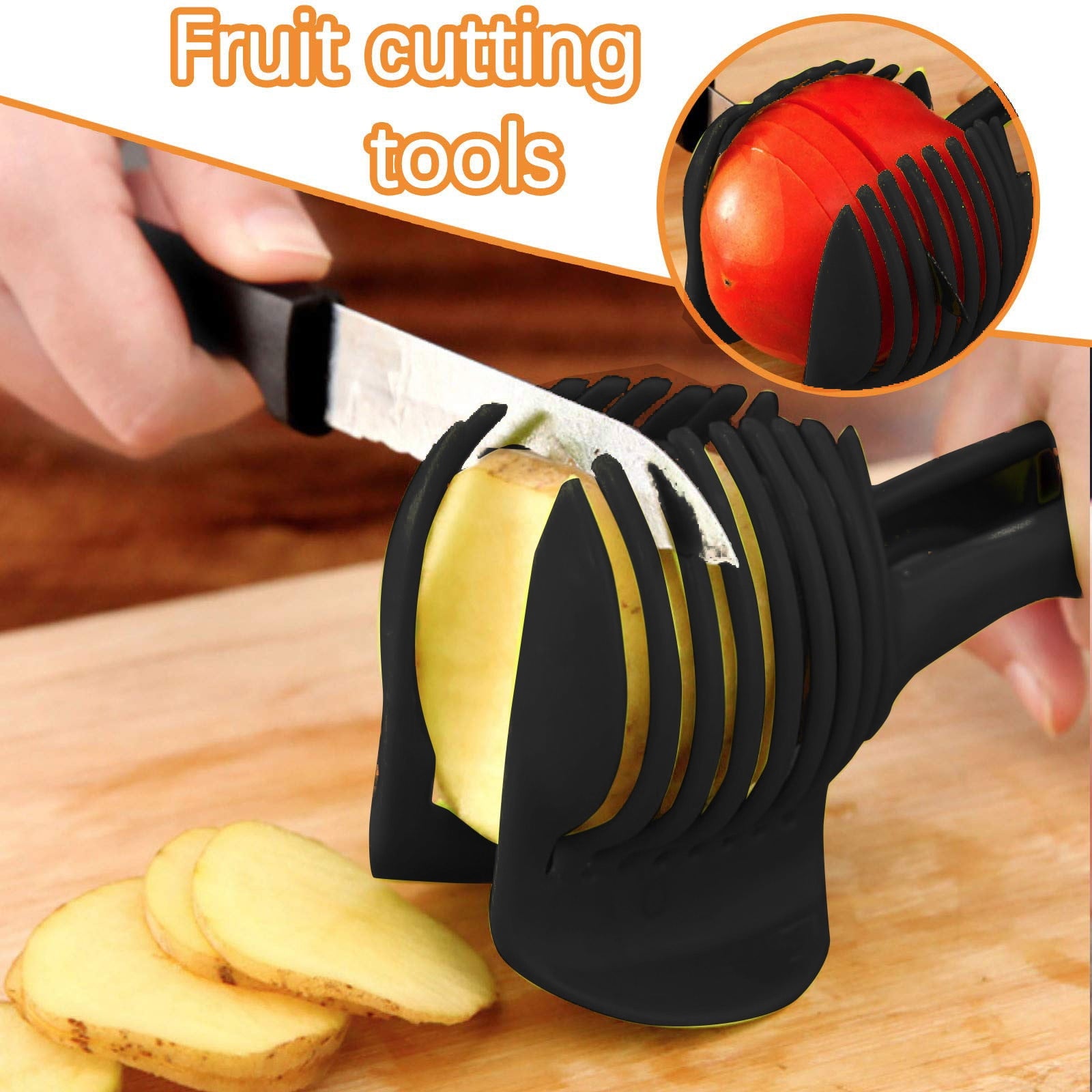 2024 Kitchen Cutting Tool Handheld Vegetable Slicer for Tomatoes Eggs and Fruits Efficient Household Food Prep Gadget - Image 6
