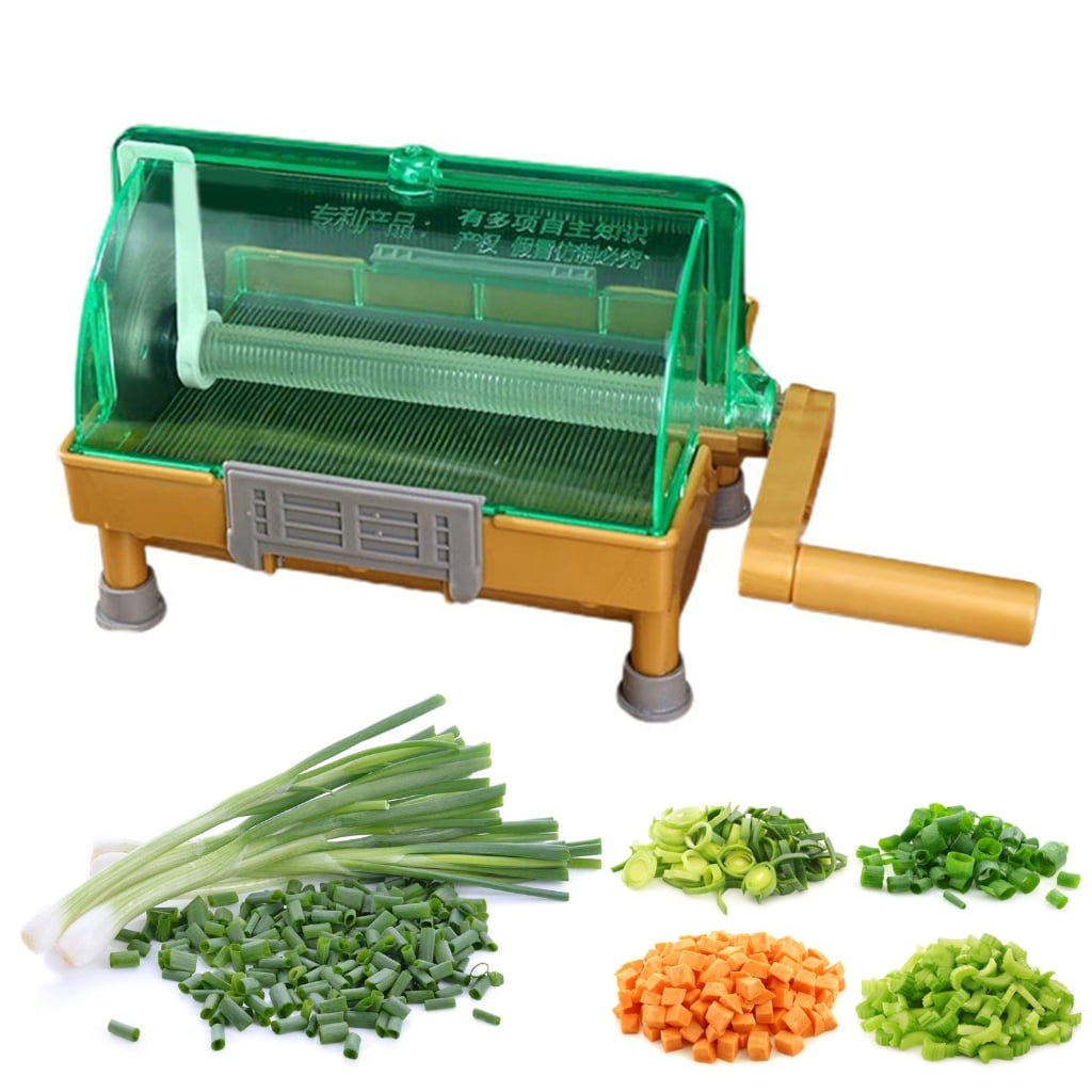 Nonrust Steel Herb Choppers Manual Crank Design for Fast Food Preparation - Image 2