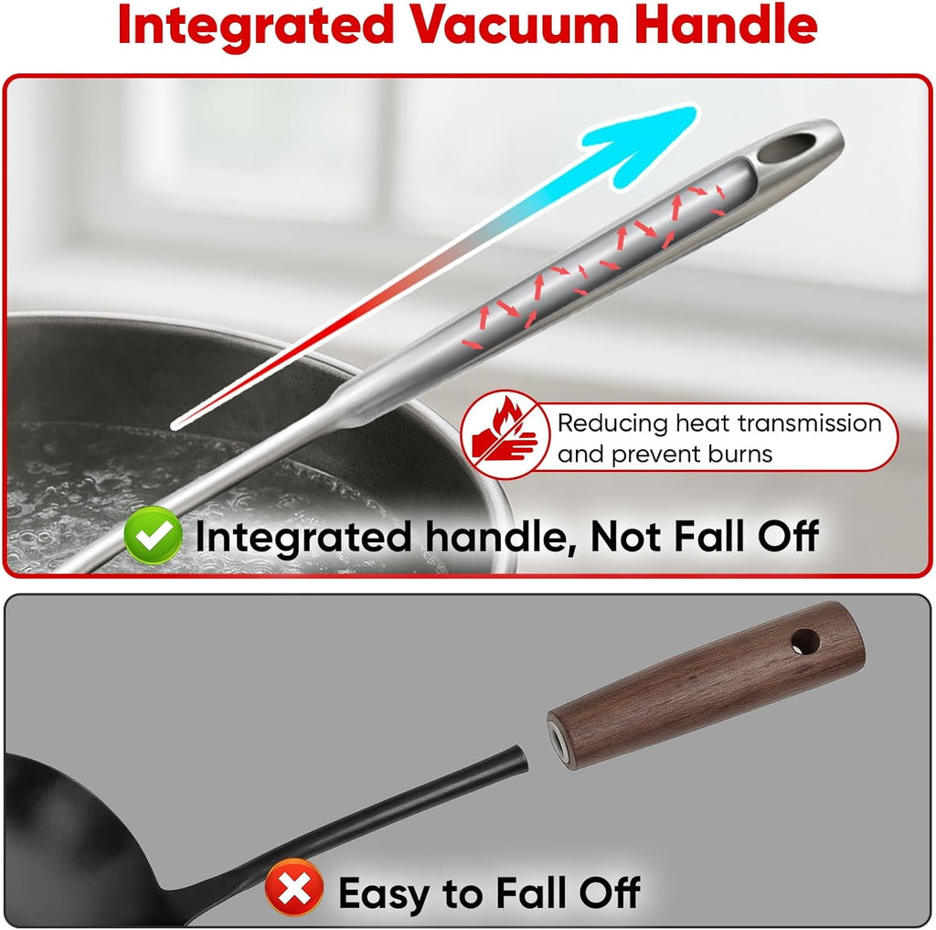 6 Pcs Cooking Utensils Set Stainless Steel Kitchen Tools - Image 5