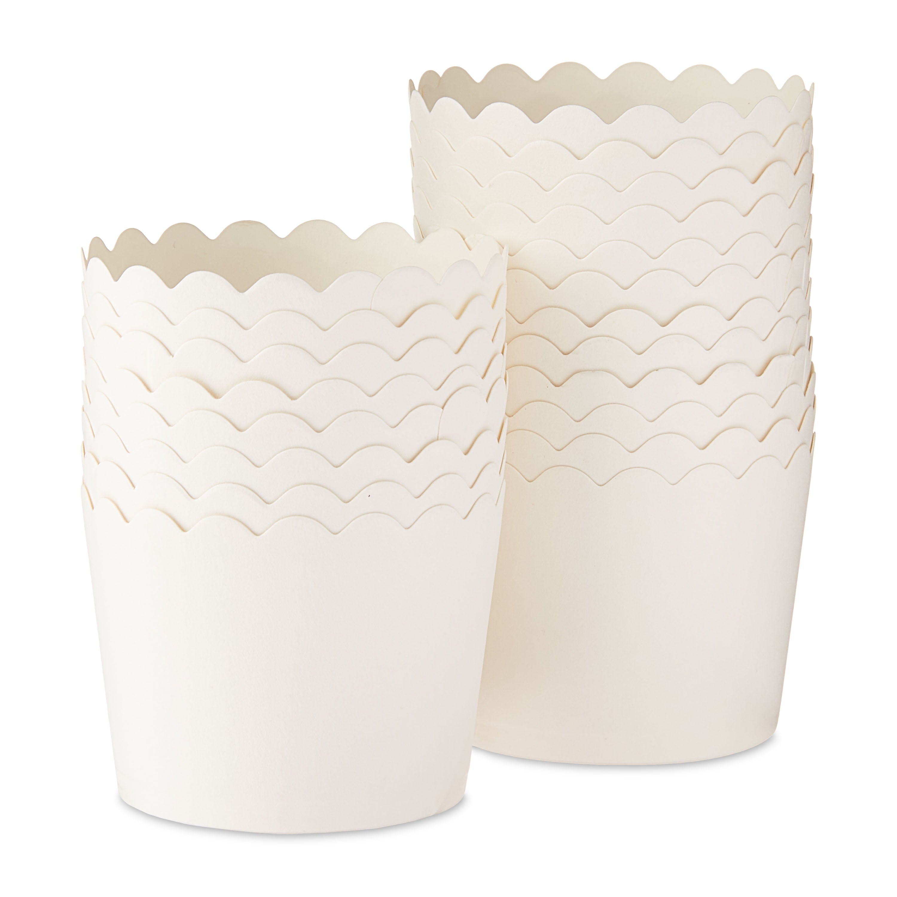 White Baking Cups, 24 Count - Image 4