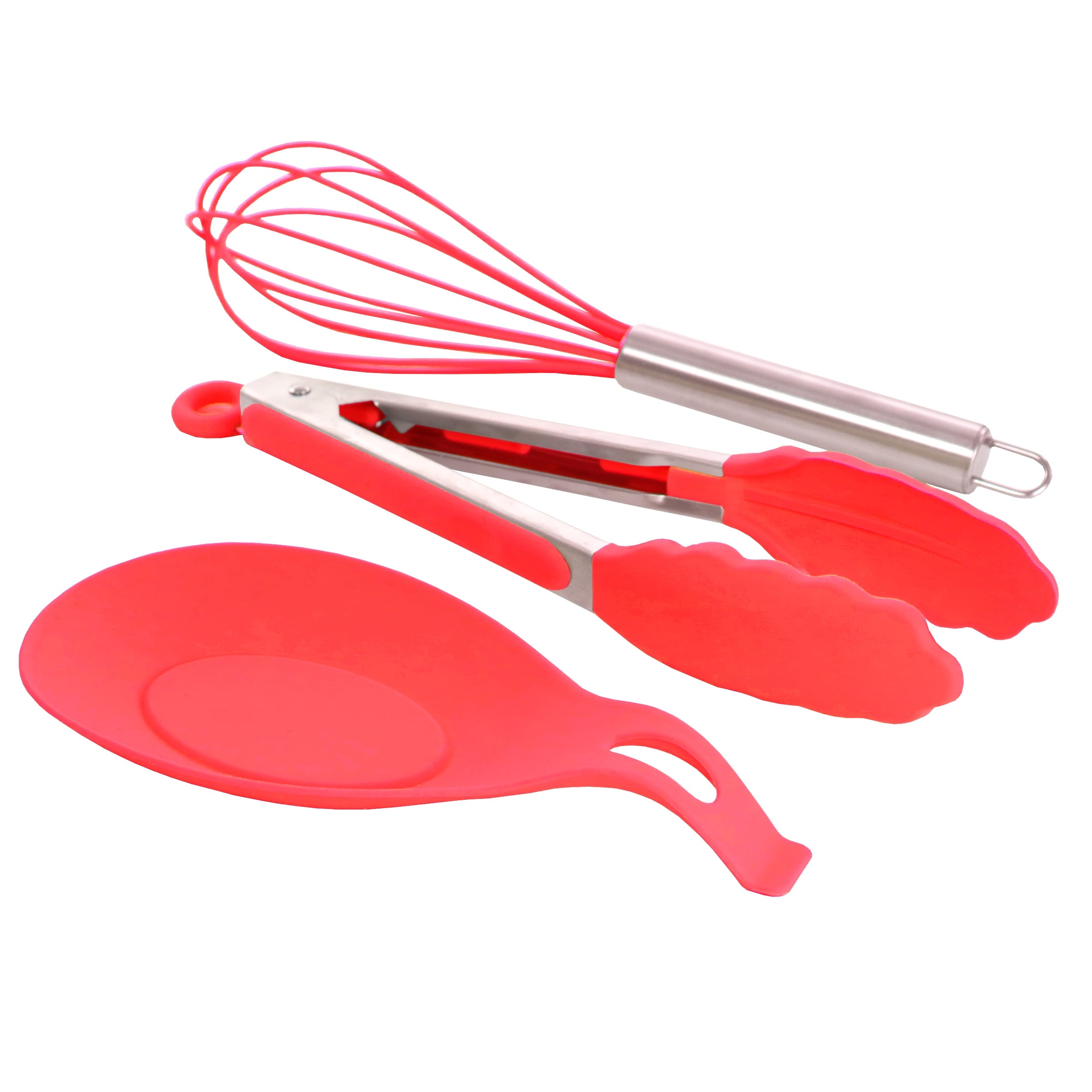 Red 12 Piece Silicone Cooking Utensils - Image 5