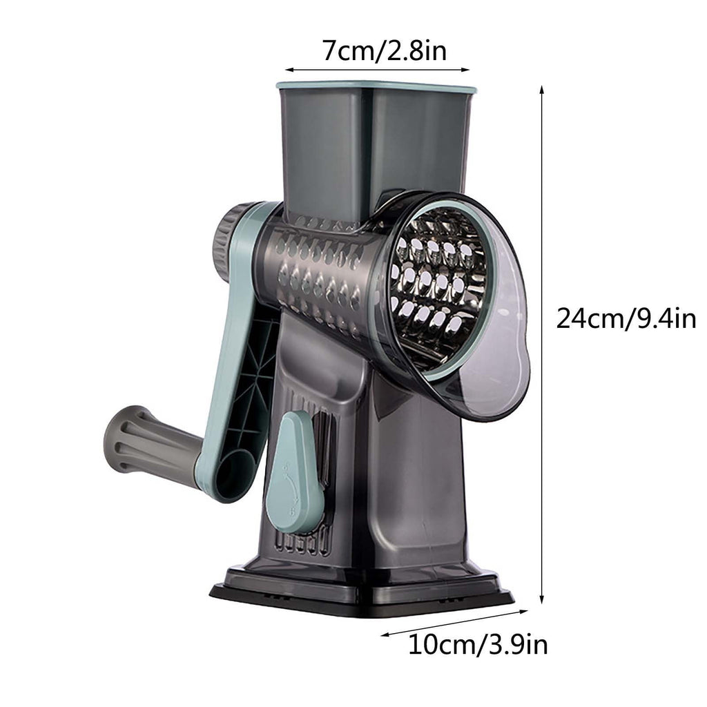 1 Pcs Multifunctional Hand Crank Vegetable Cutter Kitchen Gadget for Slicing Dicing Efficient Food Prep Essential Hom... - Image 2