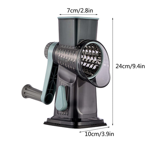 1 Pcs Multifunctional Hand Crank Vegetable Cutter Kitchen Gadget for Slicing Dicing Efficient Food Prep Essential Hom... - Image 2