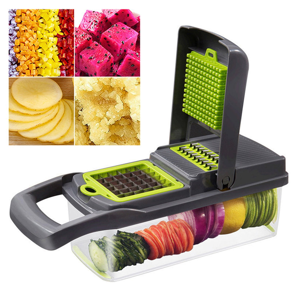 14 in 1 Vegetable Chopper, Pro Onion Chopper, Multifunctional Food Chopper, Kitchen Vegetable Slicer Dicer Cutter,Veg... - Image 2
