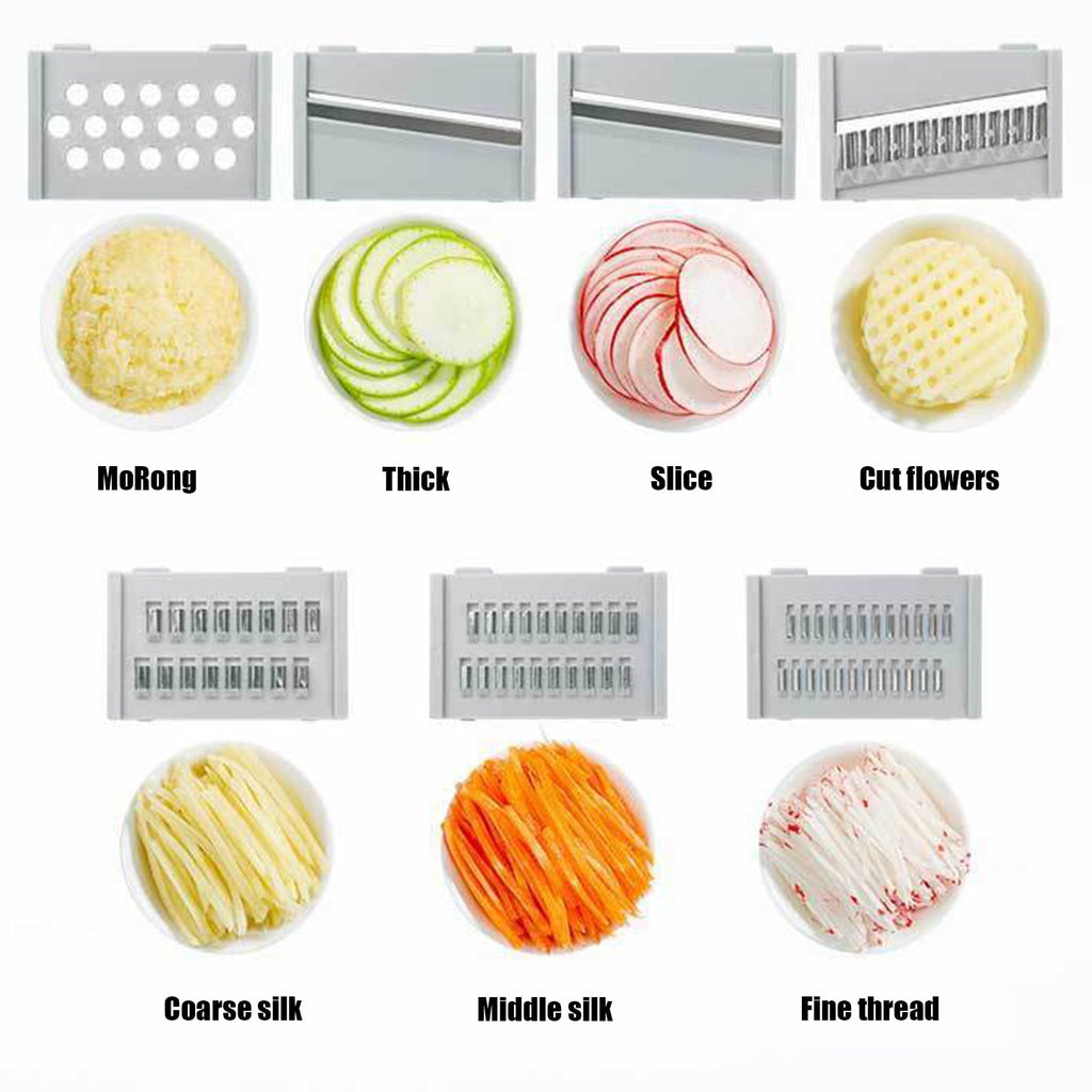 Multifunctional Grater Cutting Tools Round Vegetable Chopper Food Chopper with Container for Effortless Meal Prep and... - Image 6