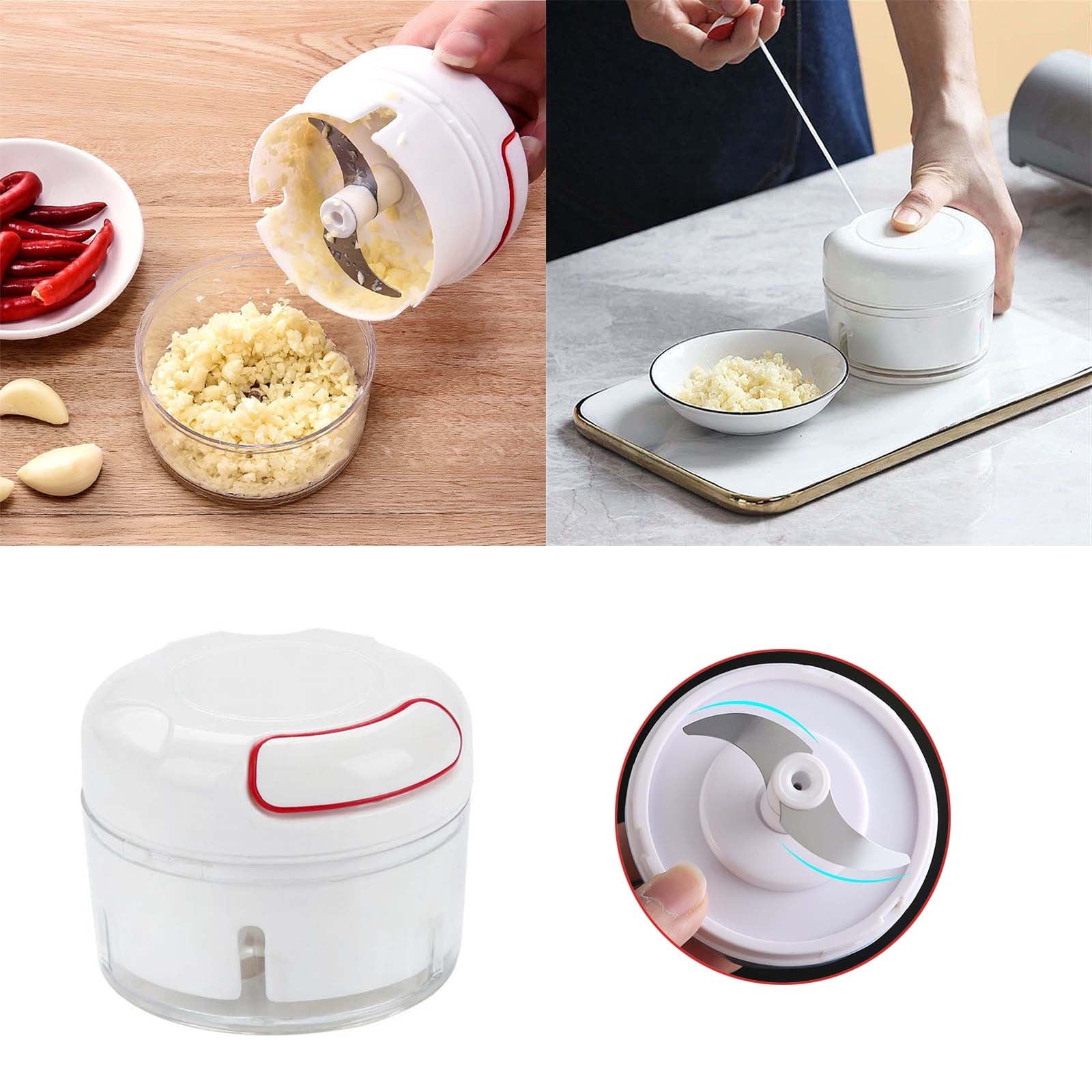 Efficient Manual Food Chopper and Mincer for Garlic Onion and Meat Kitchen Prep Tool - Image 2