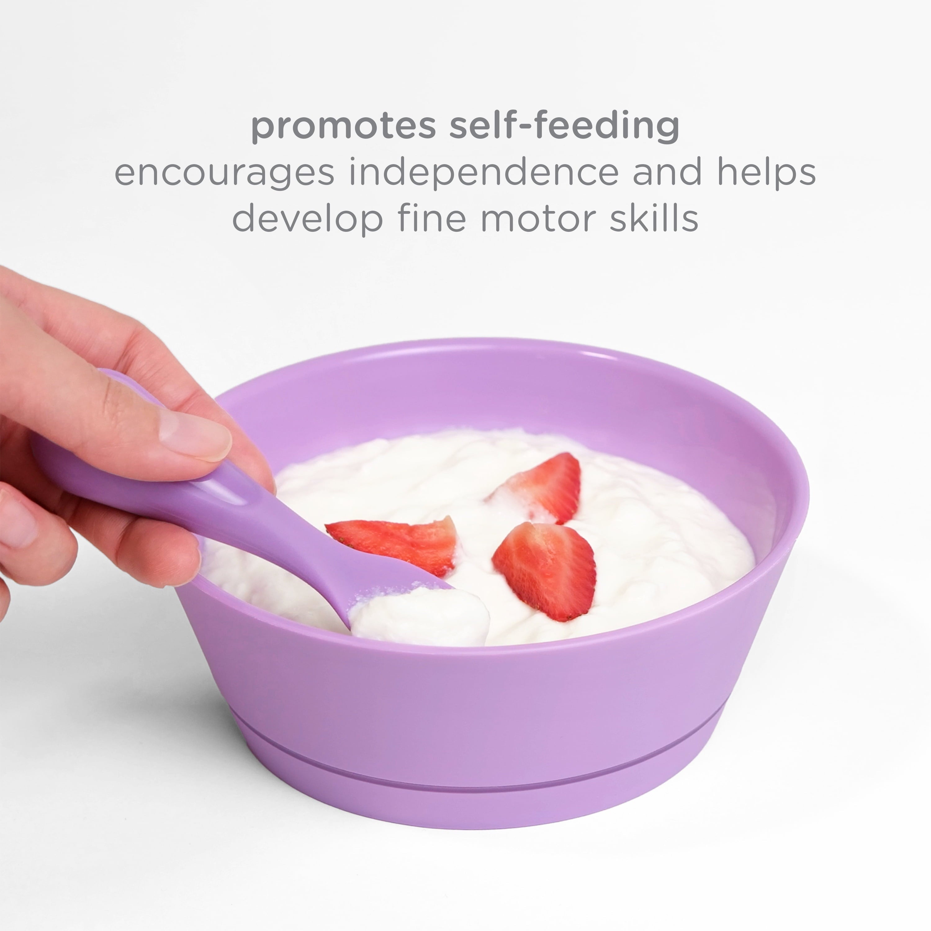 Silicone Toddler Training Spoons, Baby, Silicone Flatware Sets, 3 Pack - Image 5