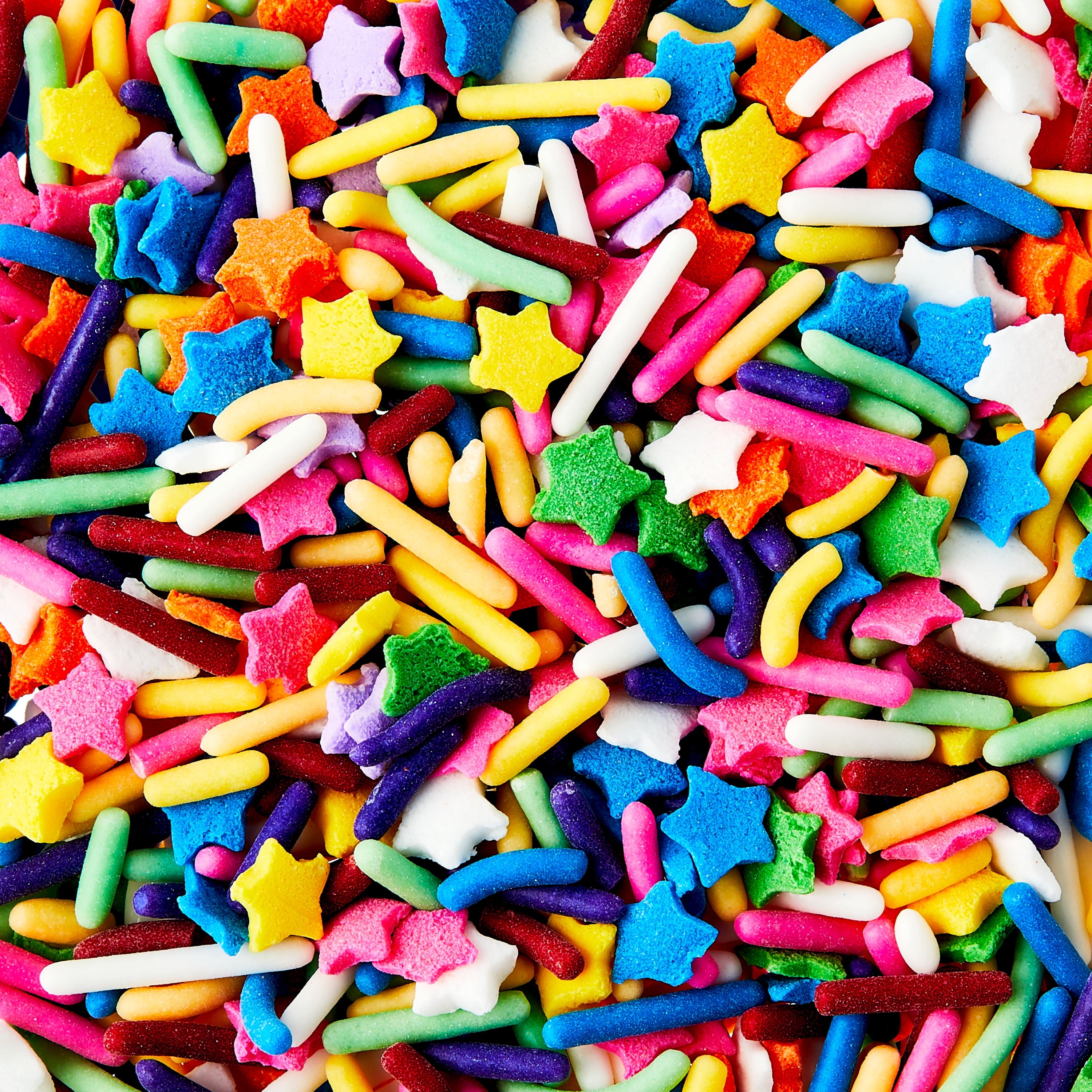 Rainbow Stars Sprinkles, 2.1 oz - Image 3