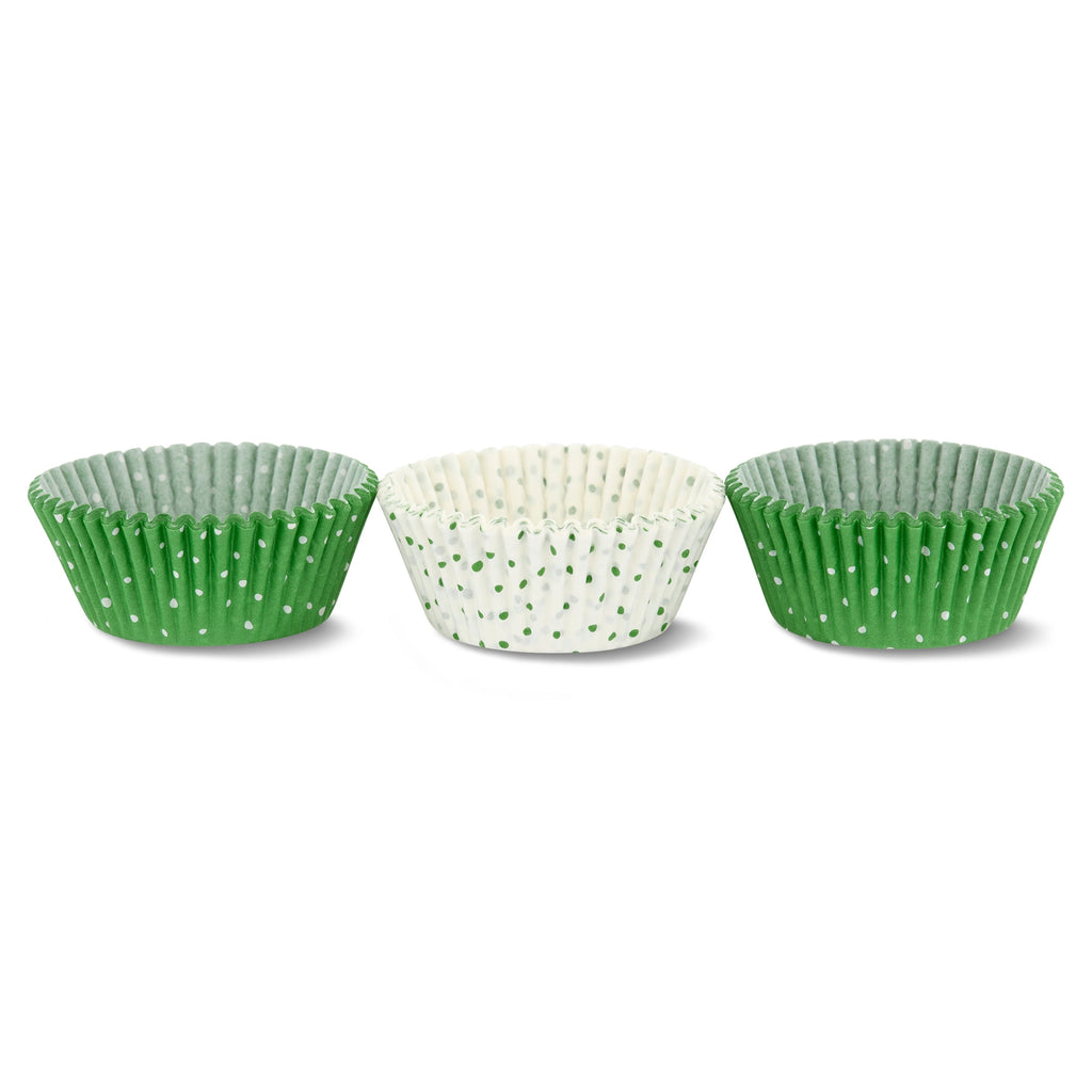 Cupcake Liners, Green & White, 75 Count - Image 5