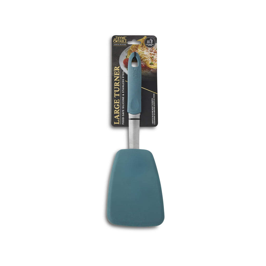 Thyme & Table Food-Safe Silicone Large Turner, Green - Image 2