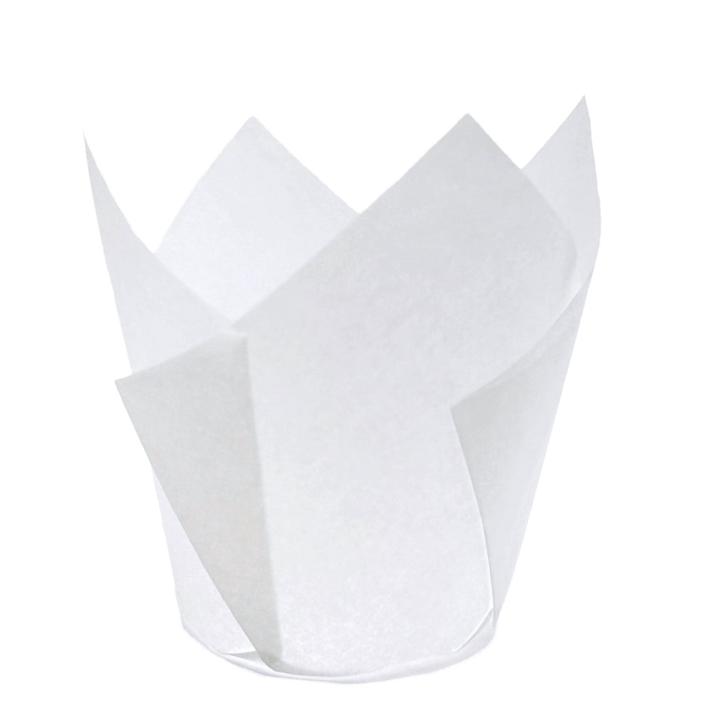 White Tulip Baking Cups, 24 Count, by Way To Celebrate - Image 4