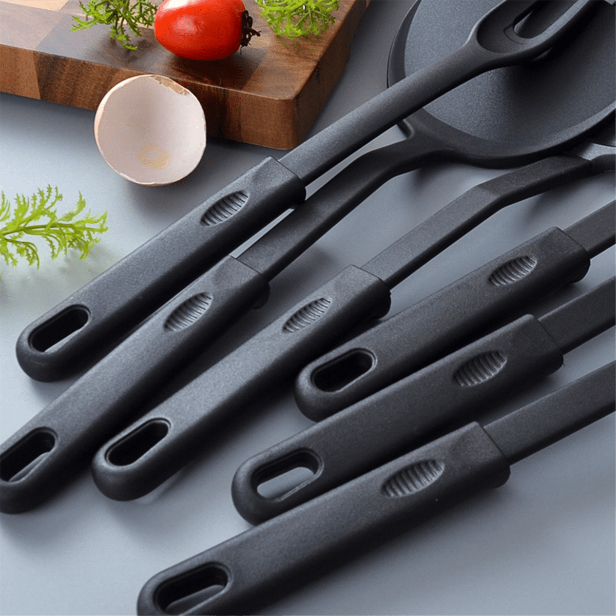 Kitchen Utensils Set of 17 Pcs, Nylon Non-Stick Cooking Utensils Set,Kitchen Gadgets Tools for Cook( Free) - Image 3