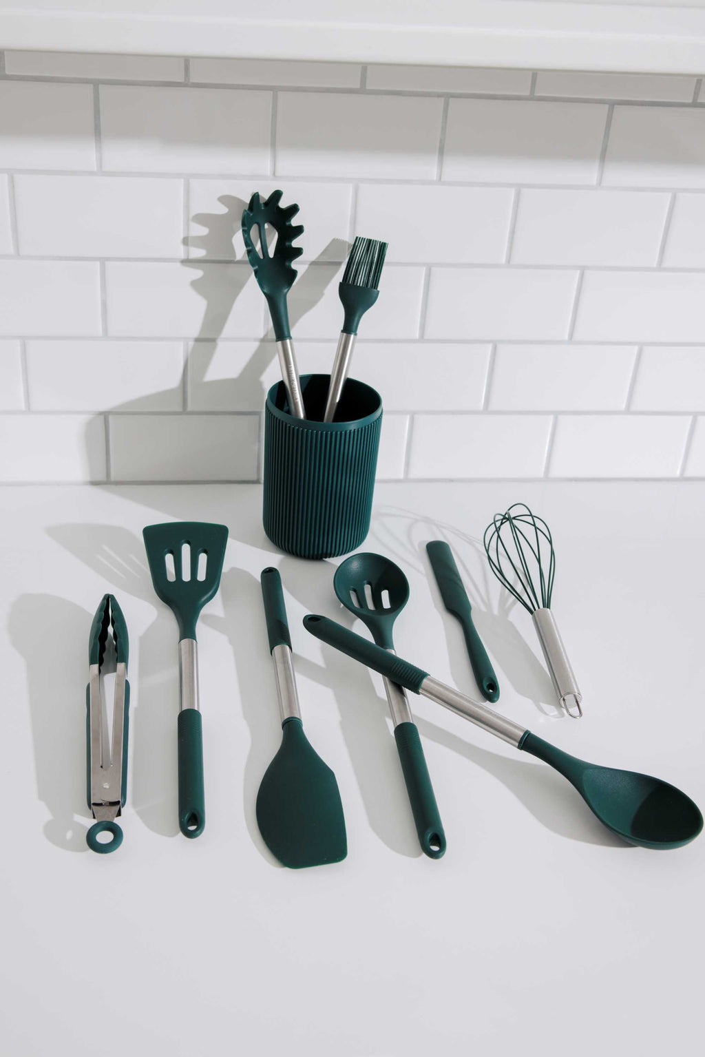 10-Piece Silicone Gadget Set - Green - Image 6