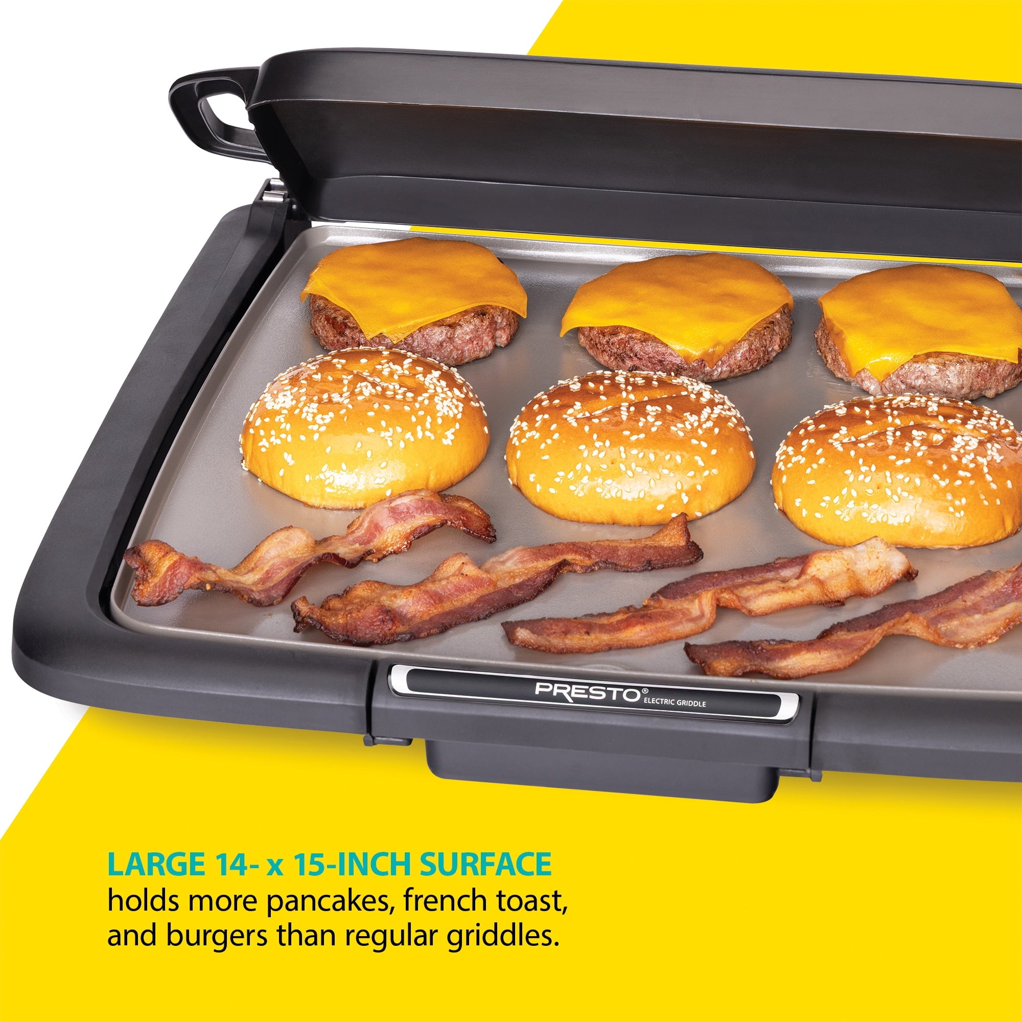 Ceramic Electric Griddle/Warmer Plus, Black 07024 - Image 5