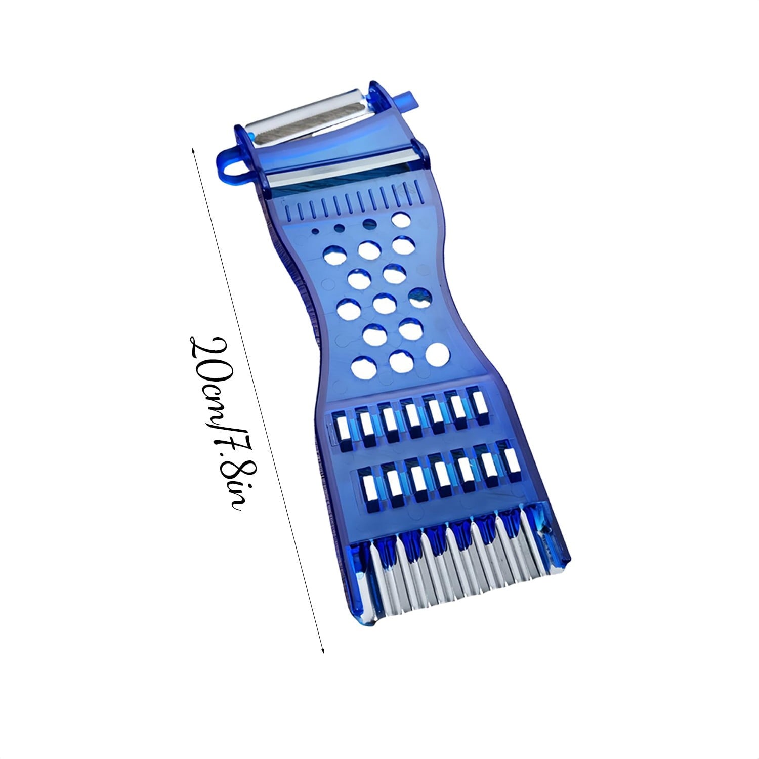 Multifunctional Vegetable Processor - Stainless Steel Slicer Dicer Grater for Potato Carrot - Compact Food Prep Tool ... - Image 2