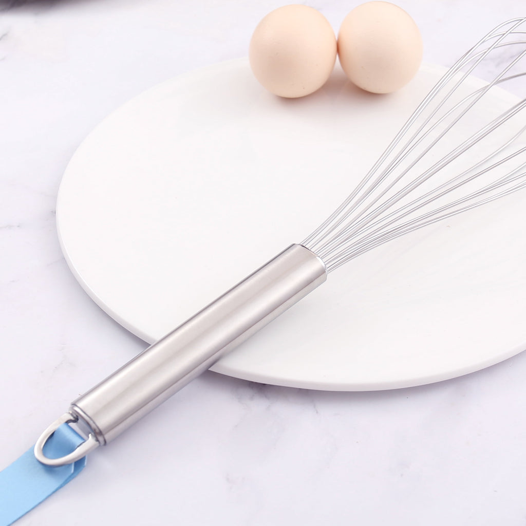 3-Piece 304 Stainless Steel Whisk Set, Cooking Kitchen Tool Kit for Mixing - Image 5