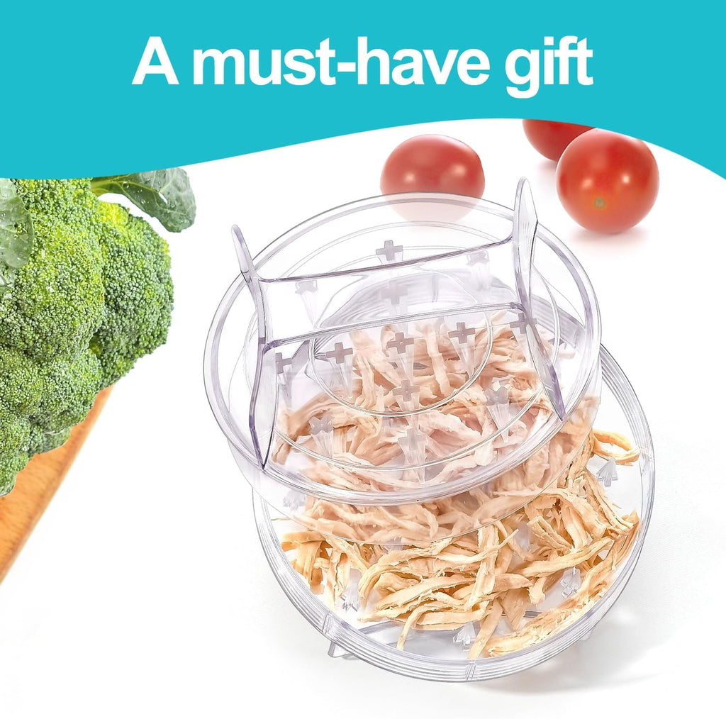 Clear Tool Twist, Meat Tool Twist, Breast Food Shredded Tool Twist Grinder Machine for Dog and Cat Food Meal Prep - Image 6