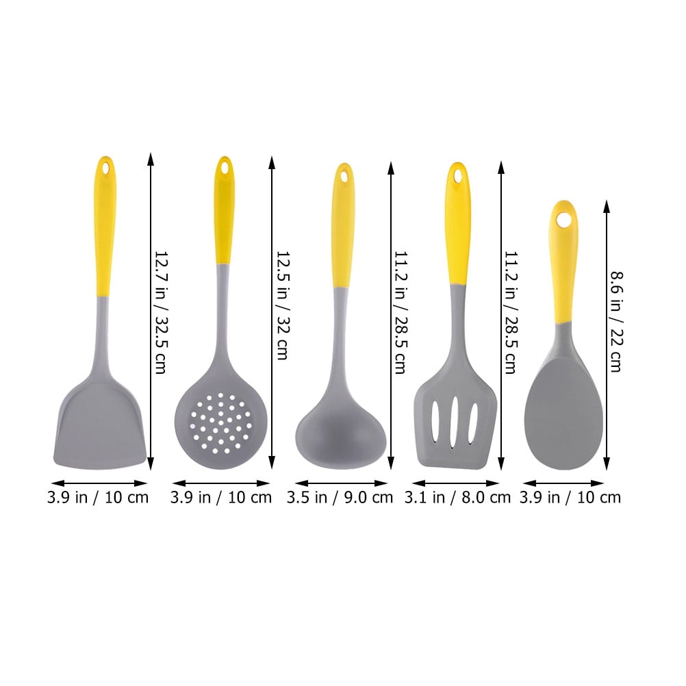 Silicone Kitchen Utensil Set with Assorted Colors, Non-Stick Cooking Tools for Home and - Image 2
