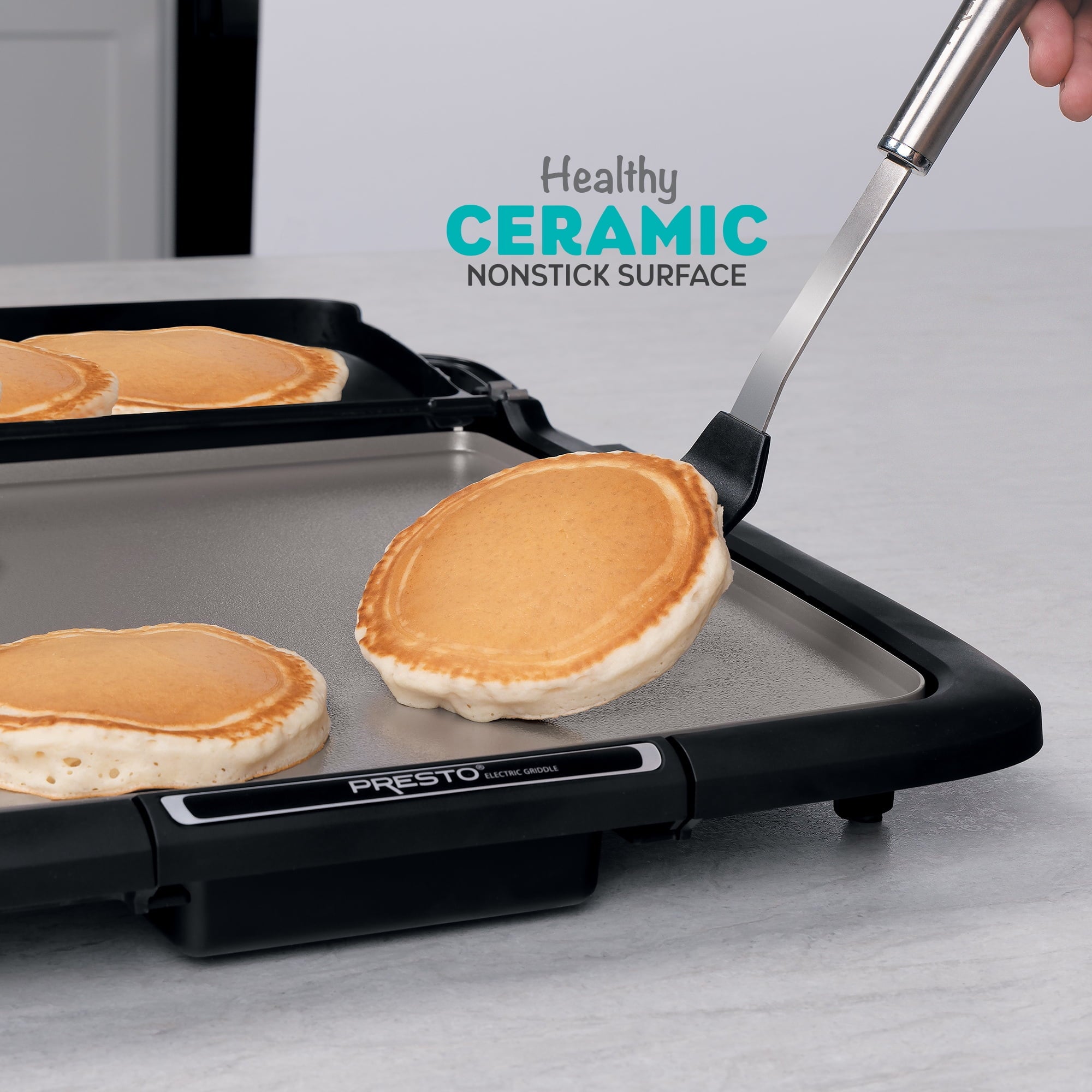 Ceramic Electric Griddle/Warmer Plus, Black 07024 - Image 4
