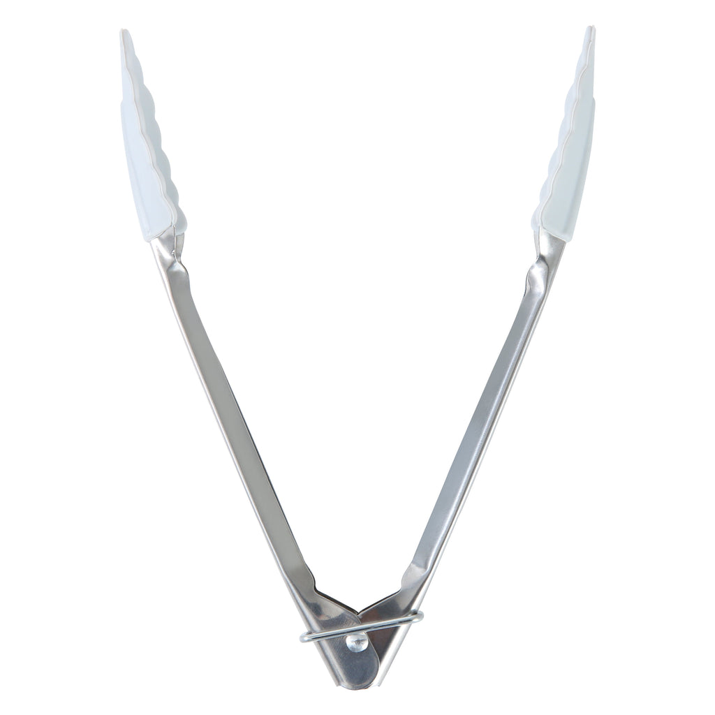 Stainless Steel and Silicone Mini Food Tongs Grey - Image 4
