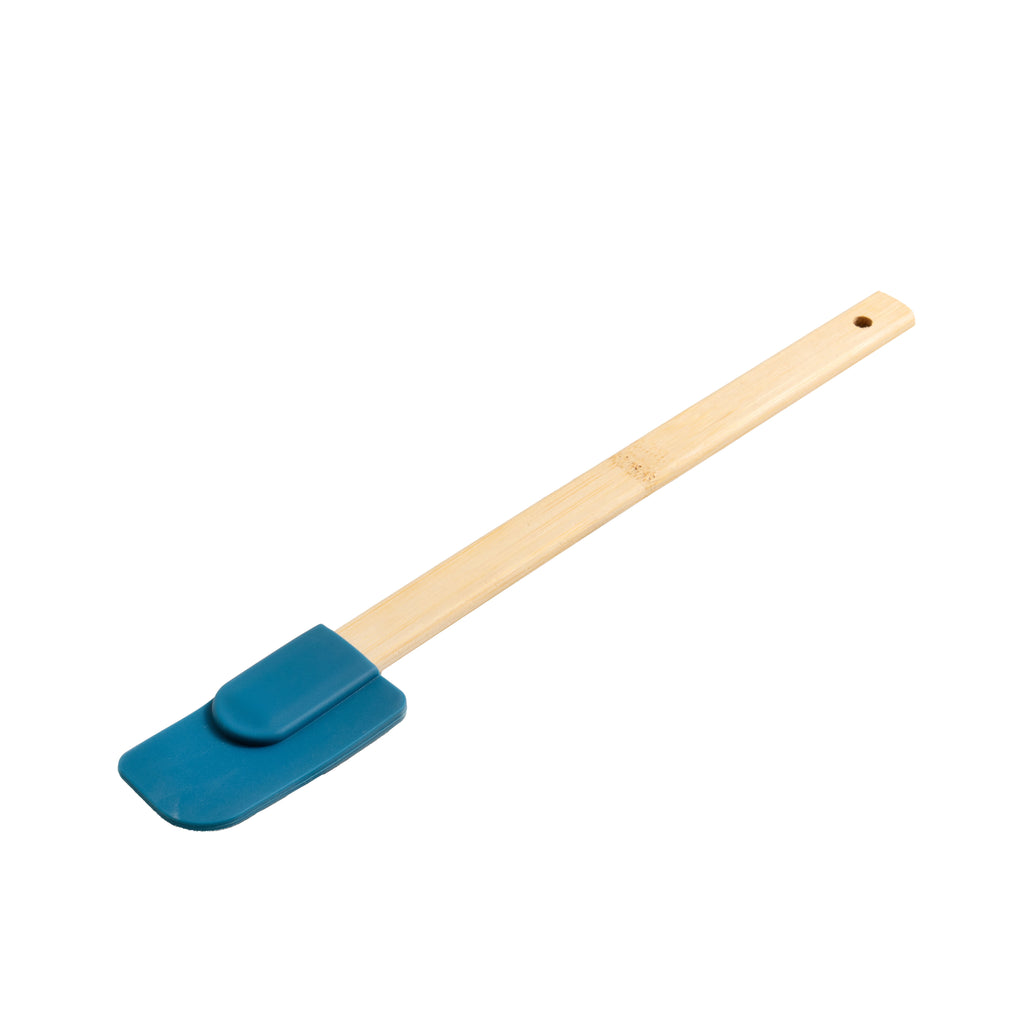 Mainstays 9-Piece Bamboo Gadgets Kitchen and Cooking Utensil Sets, Blue - Image 3