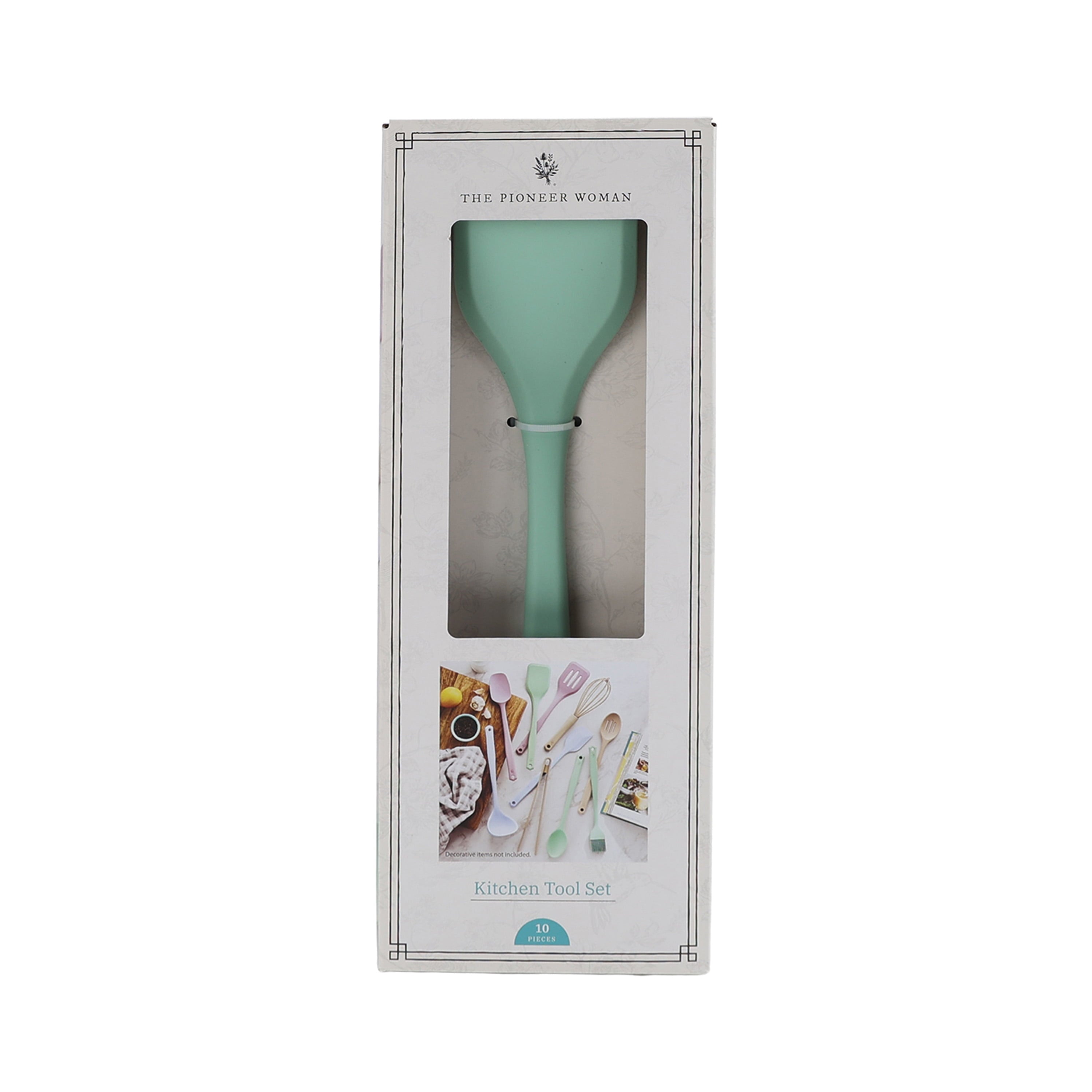 The Pioneer Woman 10-Piece Silicone Cooking Utensils Set, Multicolor - Image 2