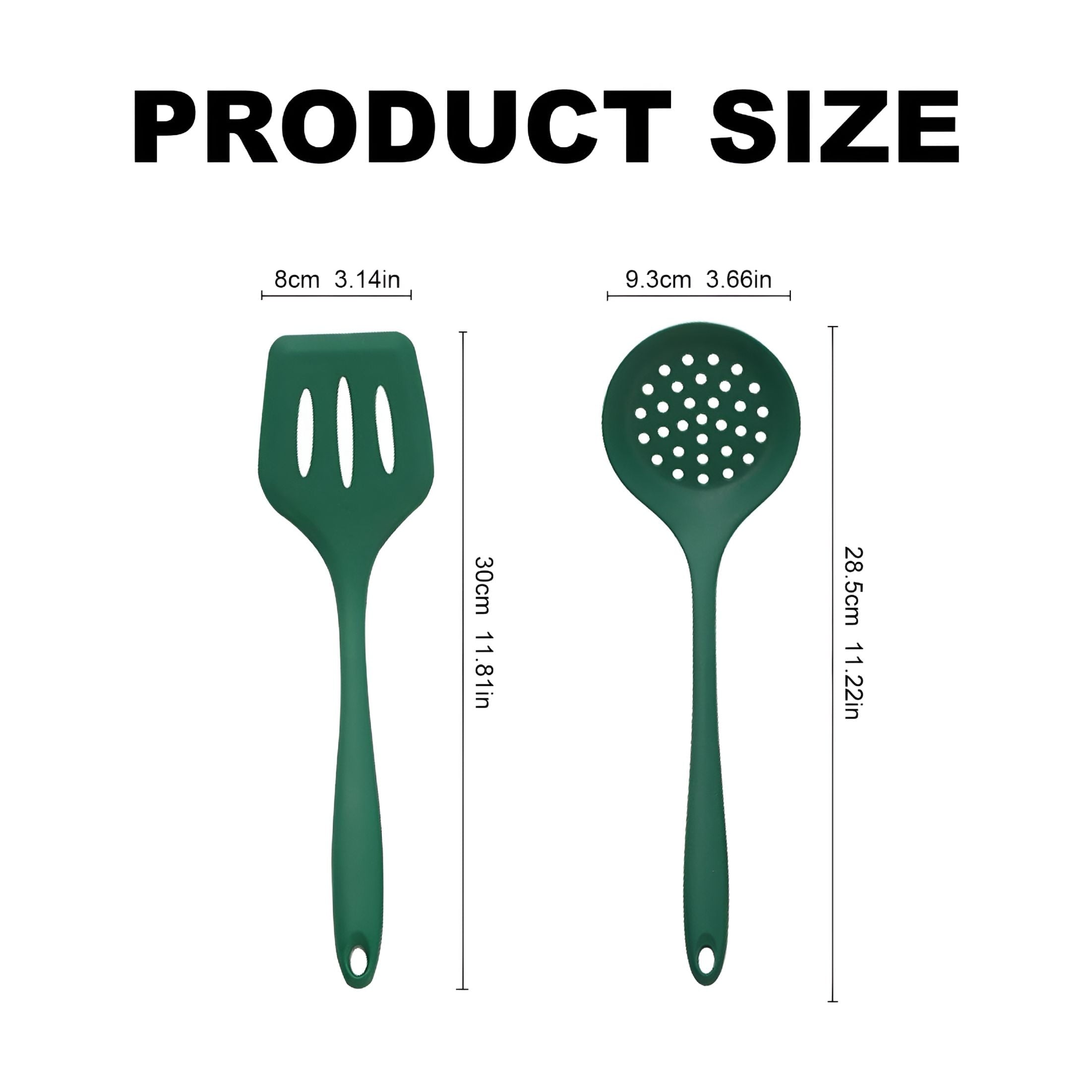 5Pcs Cooking Utensils Set Nonstick Silicone Cookware Set Heat Spatula Utensils Set Reusable Kitchen Gadgets Tools Set... - Image 3