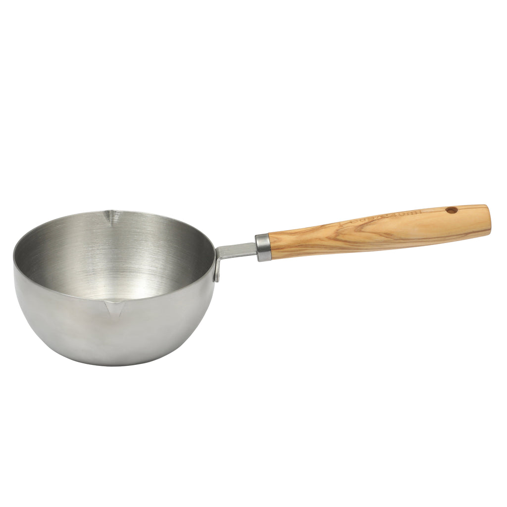 The Pioneer Woman 4-Piece Stainless Steel Measuring Cup Set for Cooking with Olivewood Handles - Image 3