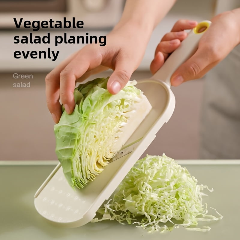 1pc Stainless Steel Blade Manual Cabbage Shredder – Ergonomic ABS Plastic Vegetable Slicer and Chopper, No Power Required, Multipurpose Kitc - Image 5