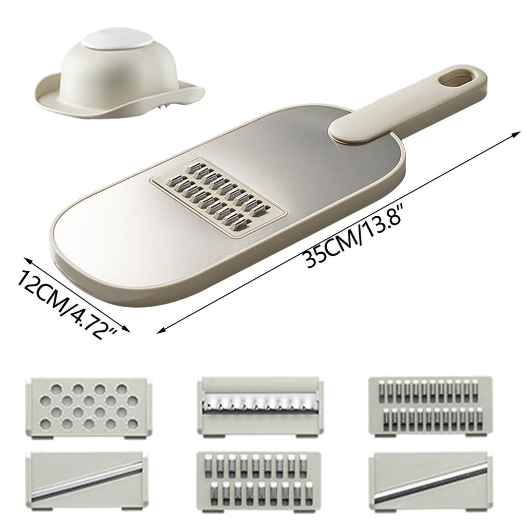 Kitchen Gadgets for Easy Cooking Shredded Radish Julienne Slicer Food Prep Tool Ergonomic Design with Non-Slip Cover ... - Image 2
