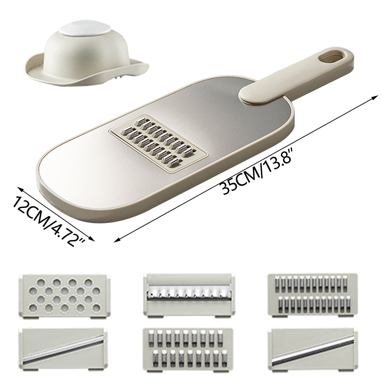 Kitchen Tool, Modern Sleek, Shred Radish, Food Prep, Julienne, Thin Slice, Stainless Steel, Home Cooking, Simple Oper... - Image 2