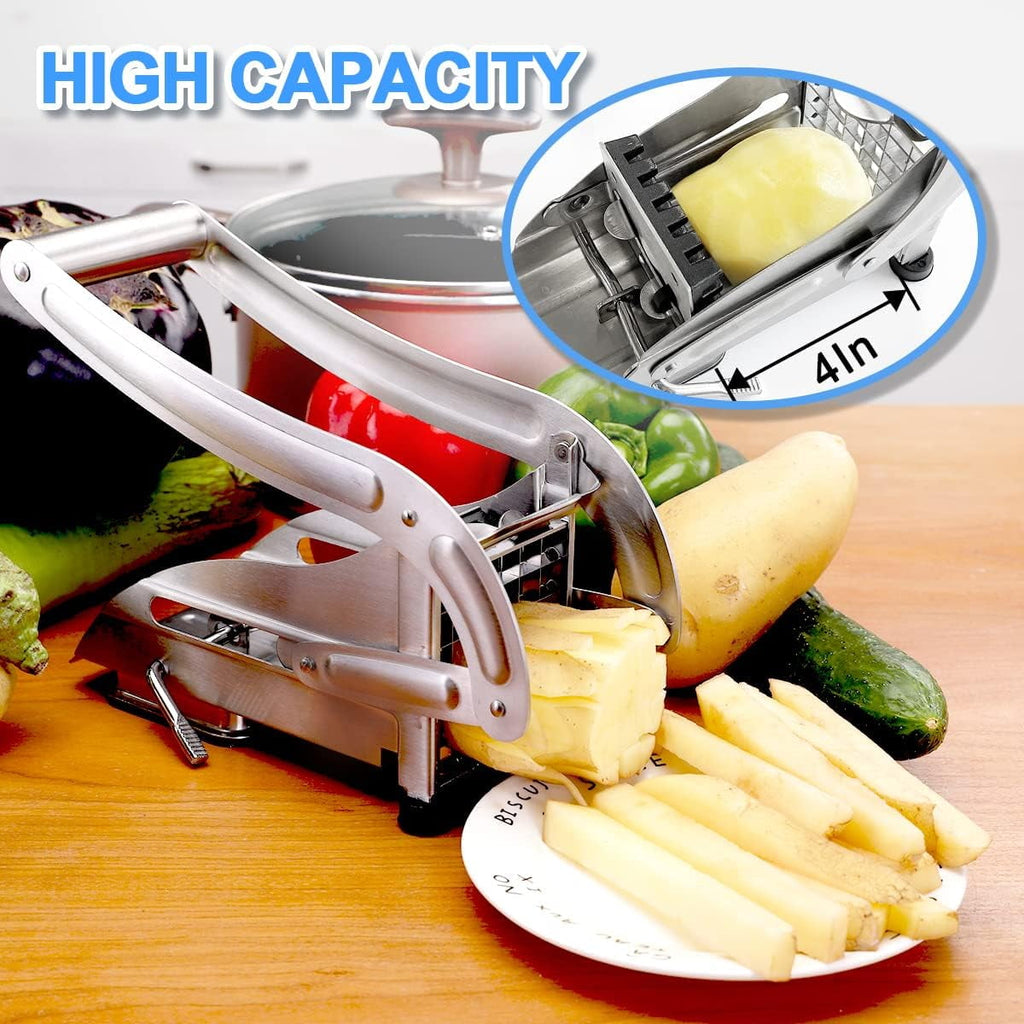 Cutter with 2 Blades, Professional Potato Cutter Stainless Steel, Potato Slicer Fries, No-Slip Suction Technology, Pr... - Image 6