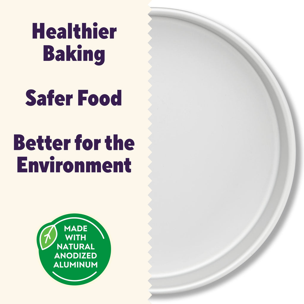 8-Inch Round Aluminum Cake Baking Pan, 2-Inch Depth - Image 4