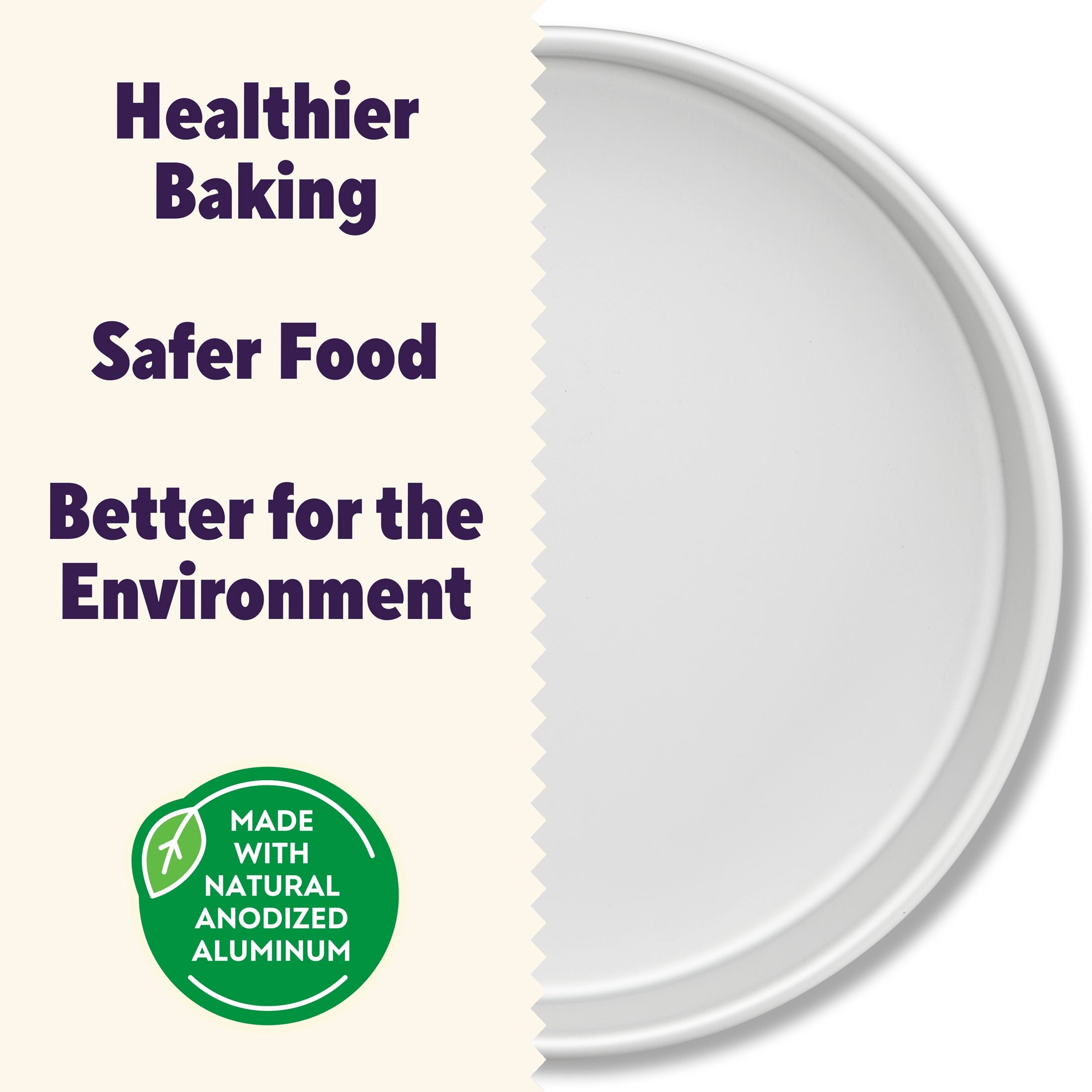 8-Inch Round Aluminum Cake Baking Pan, 2-Inch Depth - Image 4
