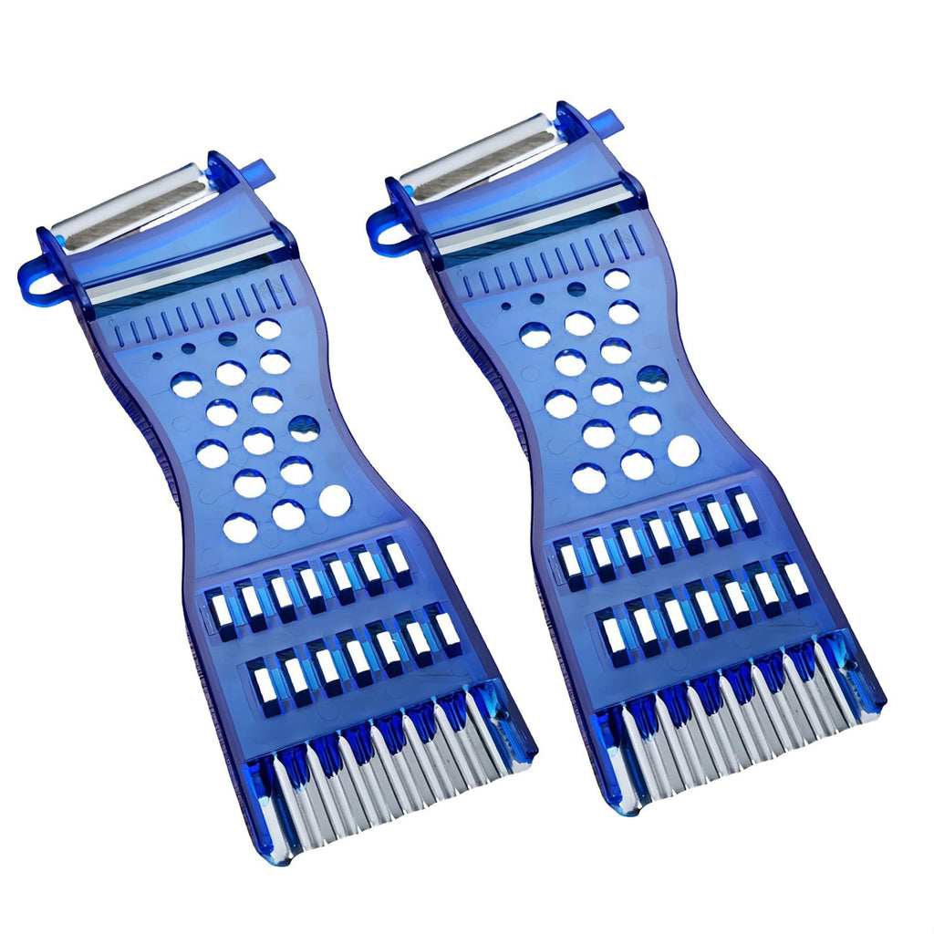 Multifunctional Vegetable Processor - Stainless Steel Slicer Dicer Grater for Potato Carrot - Compact Food Prep Tool ... - Image 3