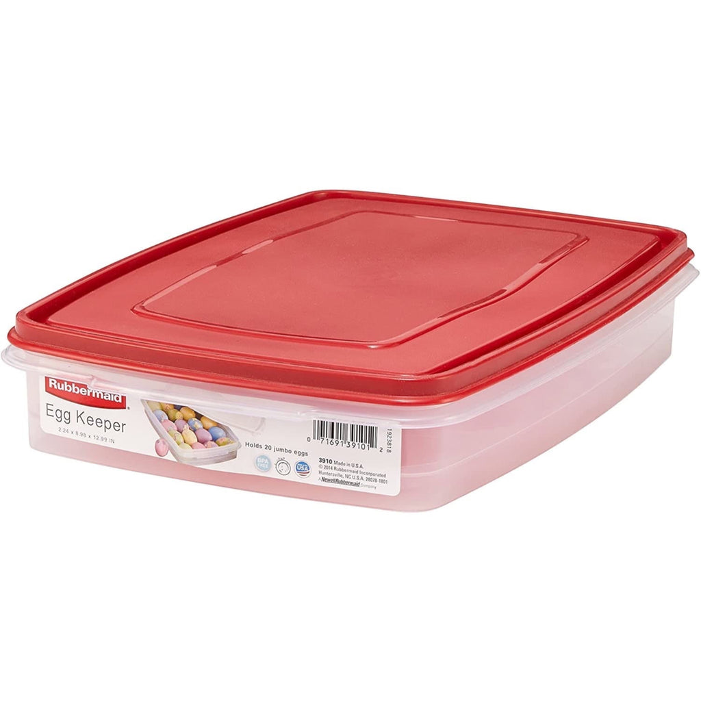 Egg Keeper Food Storage Container, Clear/Red, 1 Count - Image 6