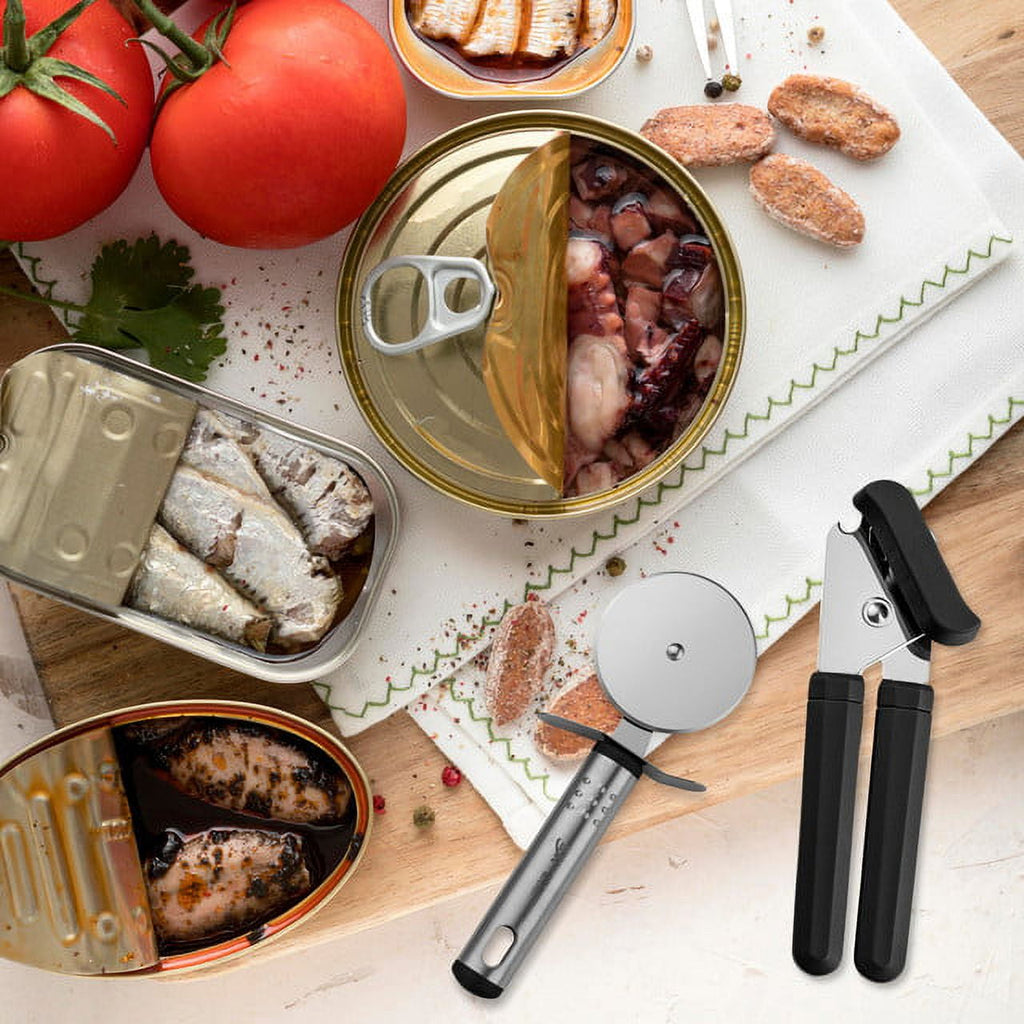 Lux Decor Collection 23 Pieces Cooking Utensils Set, Kitchen Utensils Sets of Nylon and Stainless Steel Utensils Set Pack of 1, Black Utensi - Image 5