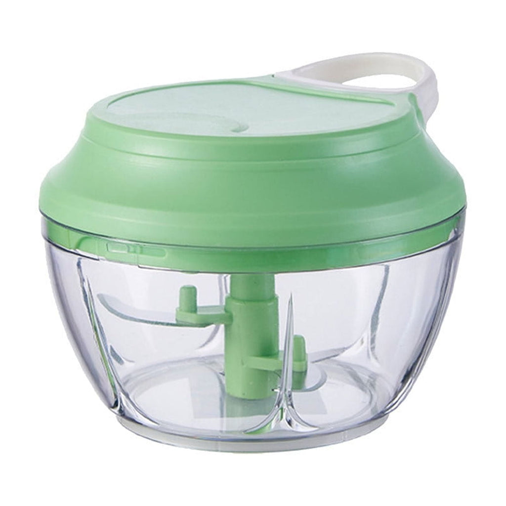 Manual Garlic Chopper Pull String Garlic Masher Kitchen Gadget Multifunction Garlic Crusher Slicer Easy Clean Portabl... - Image 2